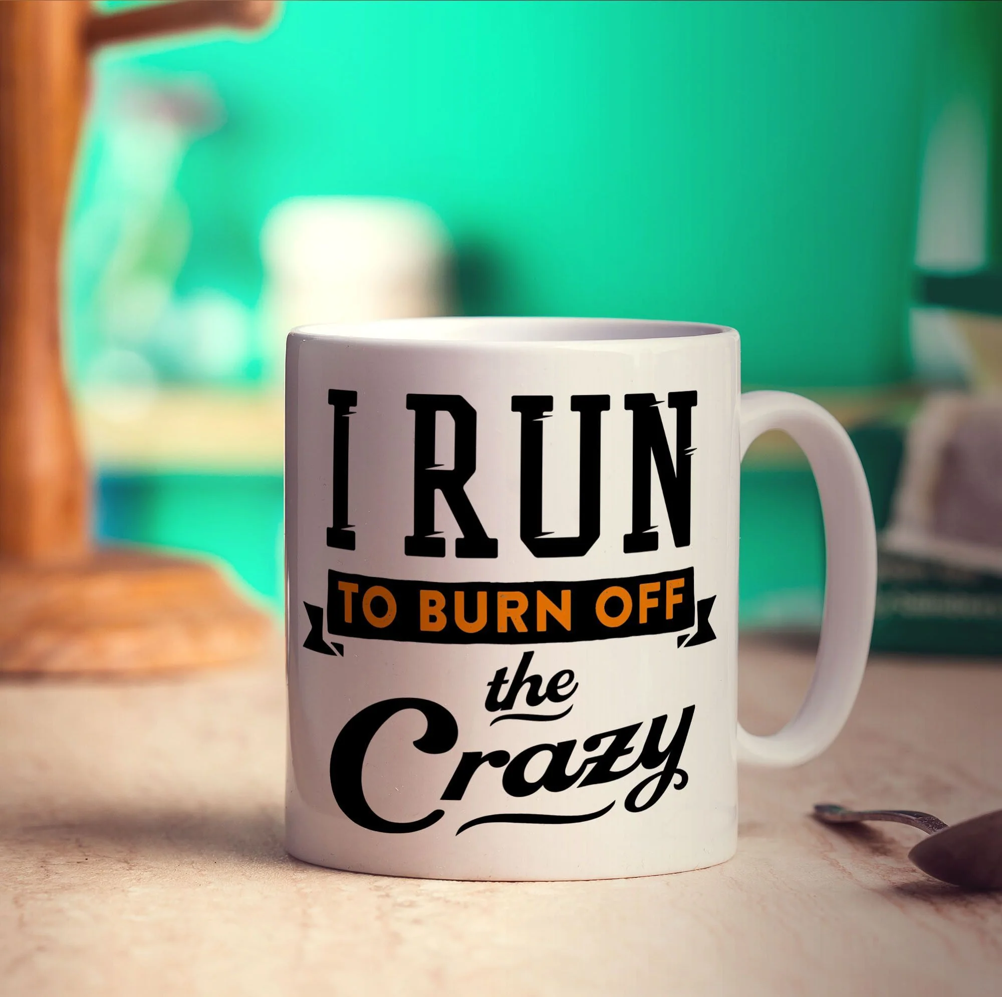 I Run To Burn Off The Crazy Mug - Image 3