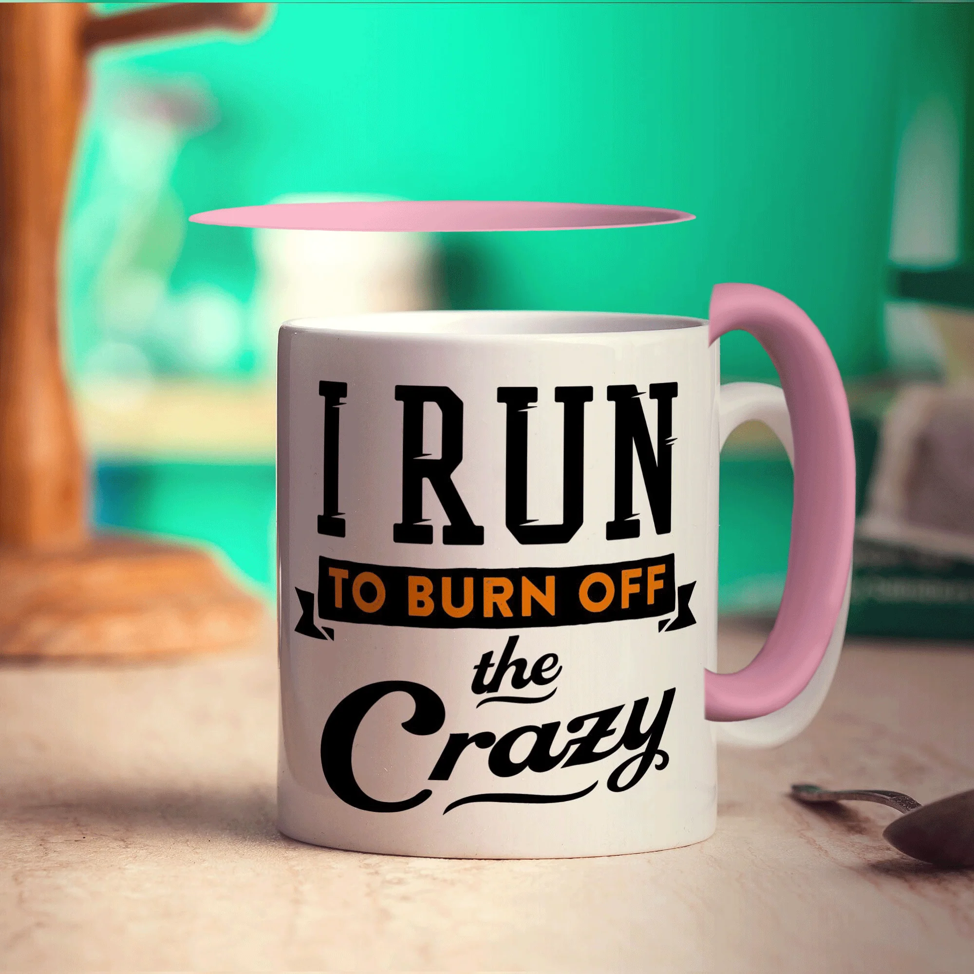 I Run To Burn Off The Crazy Mug - Image 9