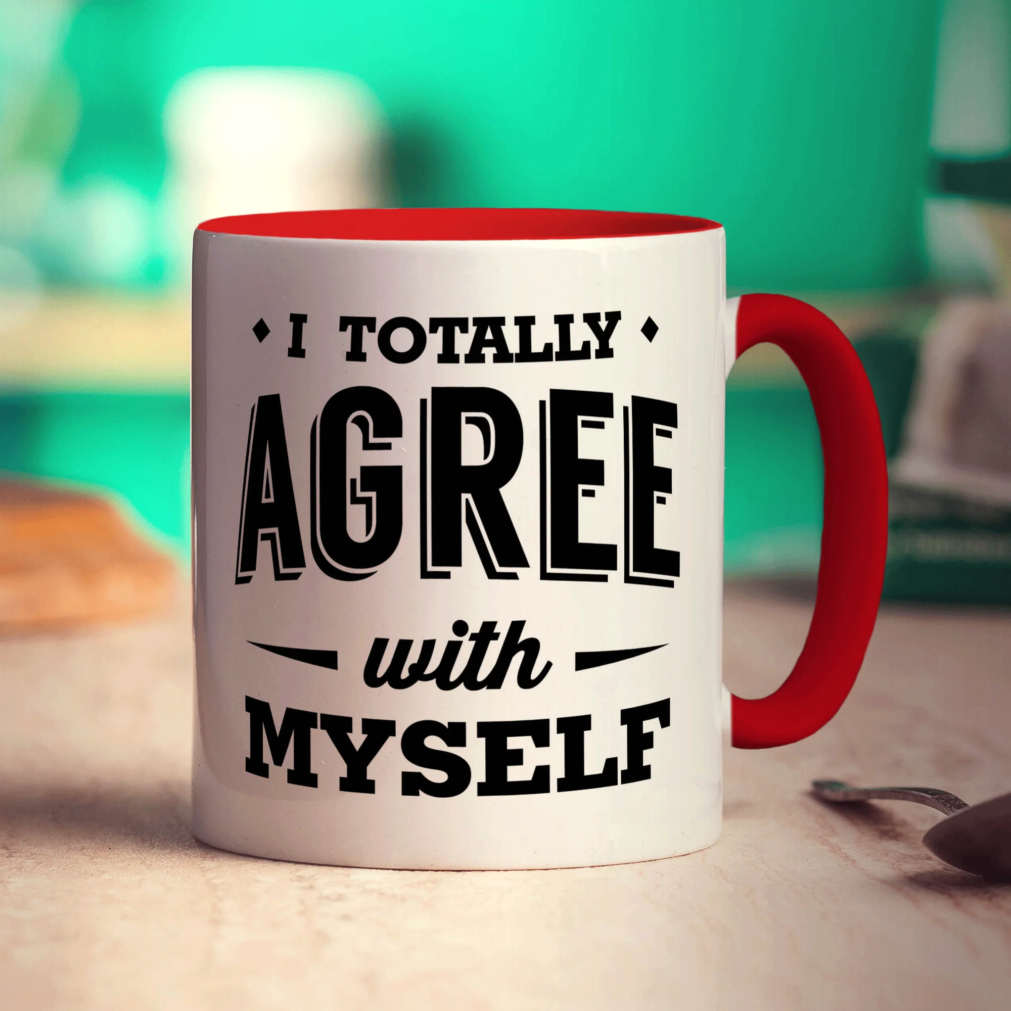 I Totally Agree with Myself Mug - Image 11