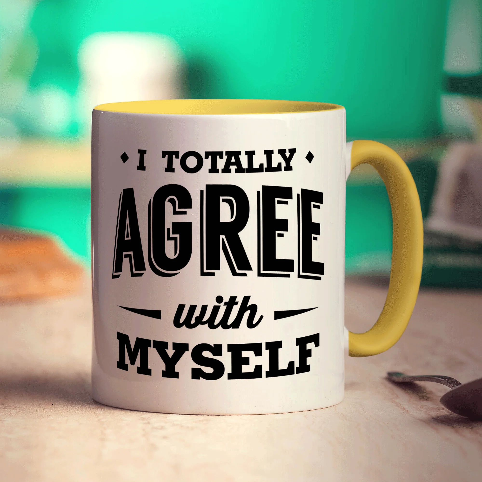 I Totally Agree with Myself Mug - Image 5