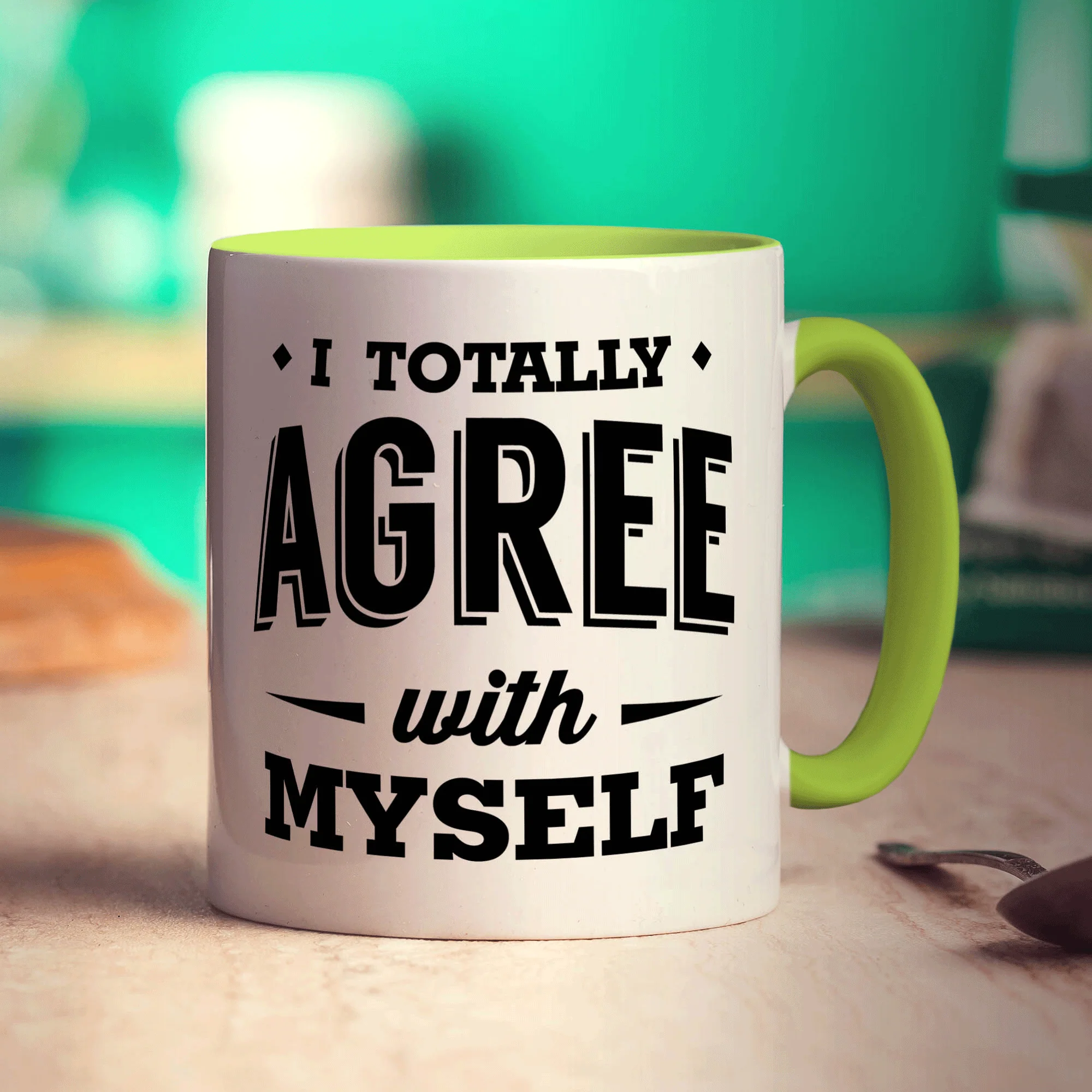 I Totally Agree with Myself Mug - Image 7
