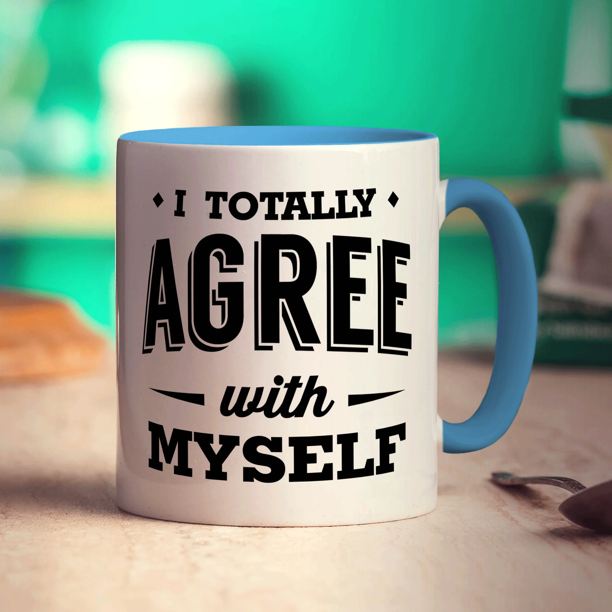 I Totally Agree with Myself Mug - Image 8