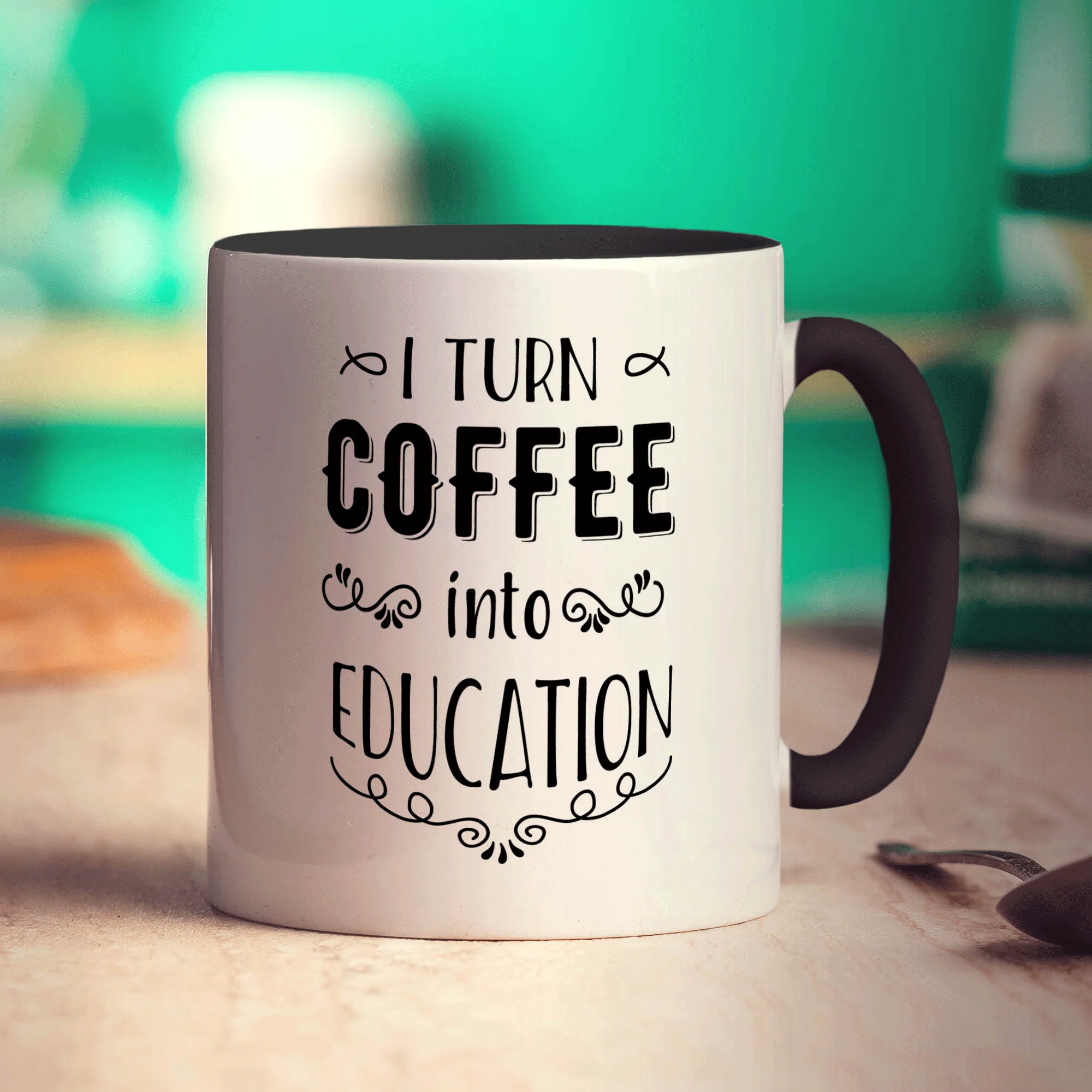 I Turn Coffee into Education Mug - Image 10