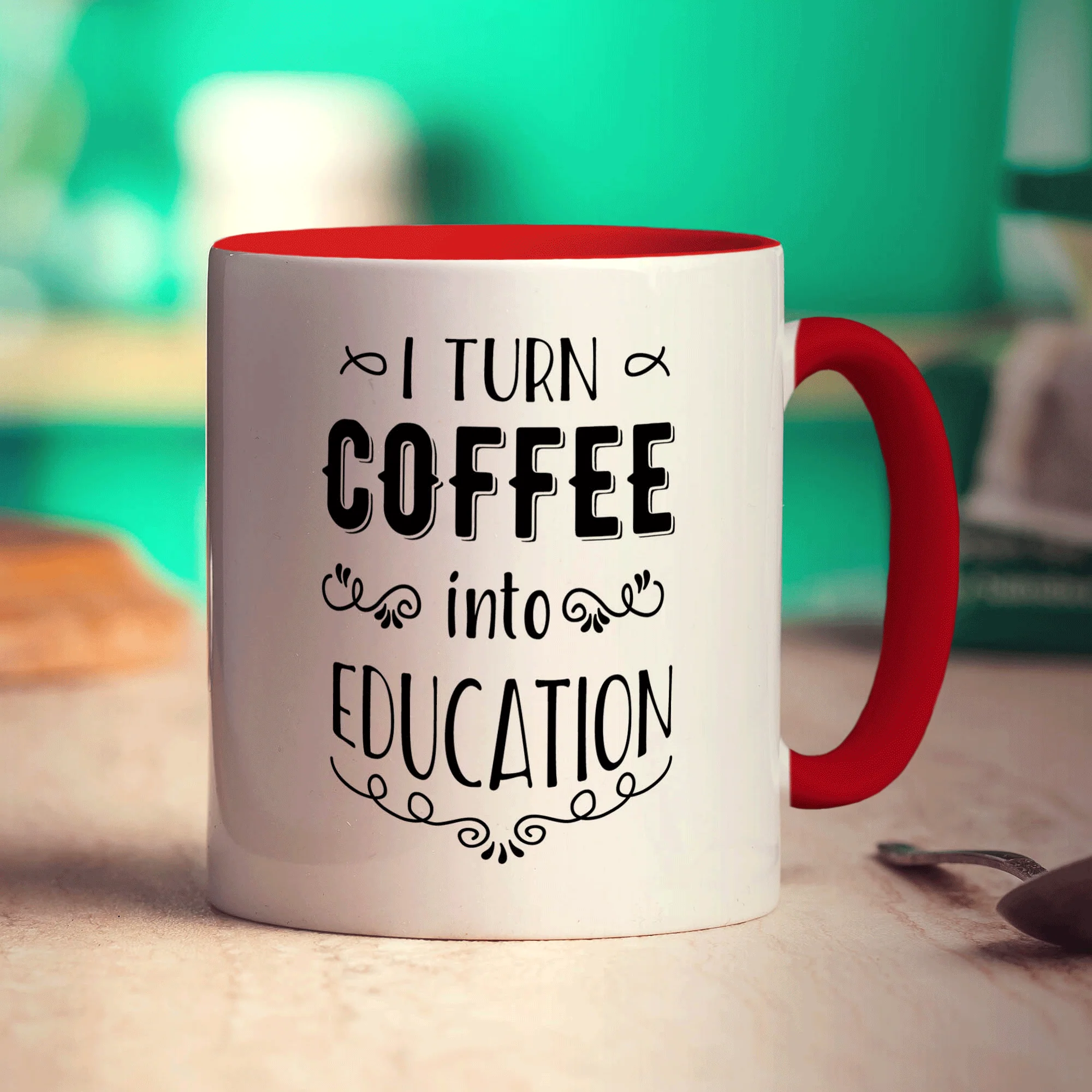 I Turn Coffee into Education Mug - Image 11