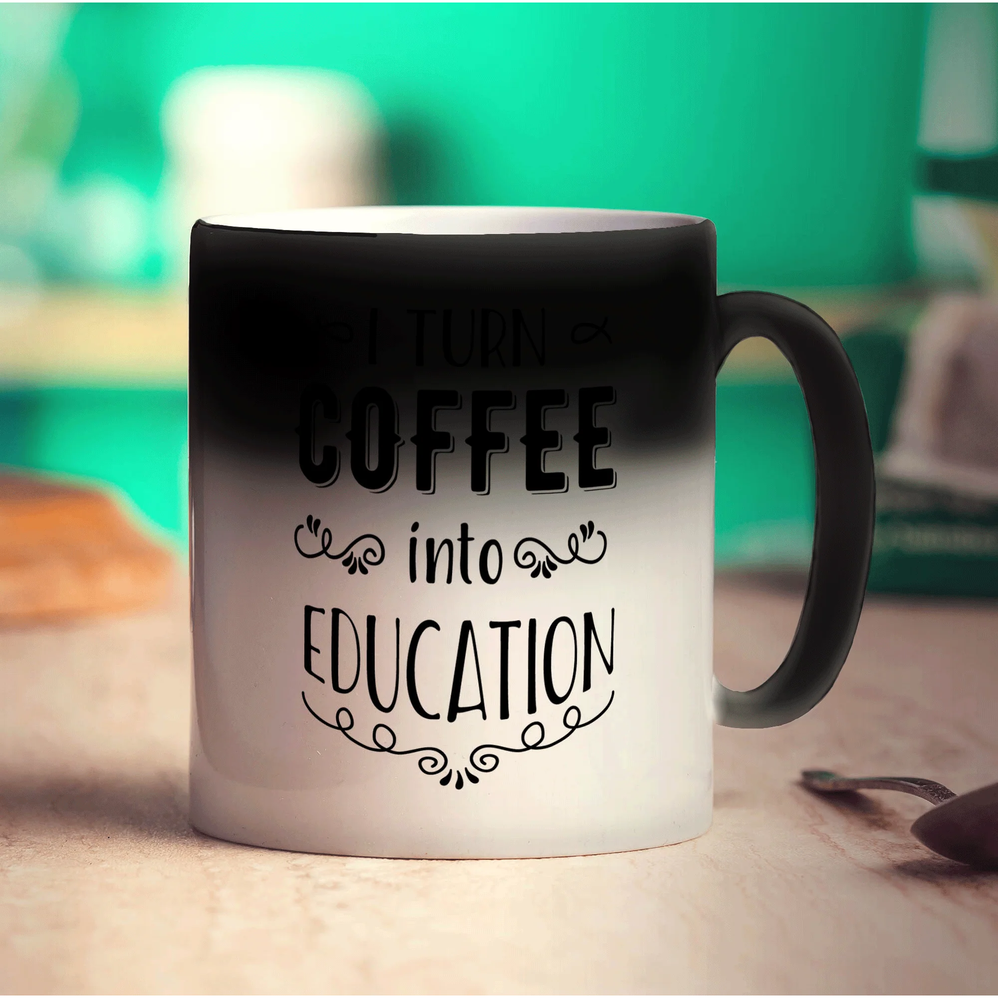 I Turn Coffee into Education Mug - Image 6