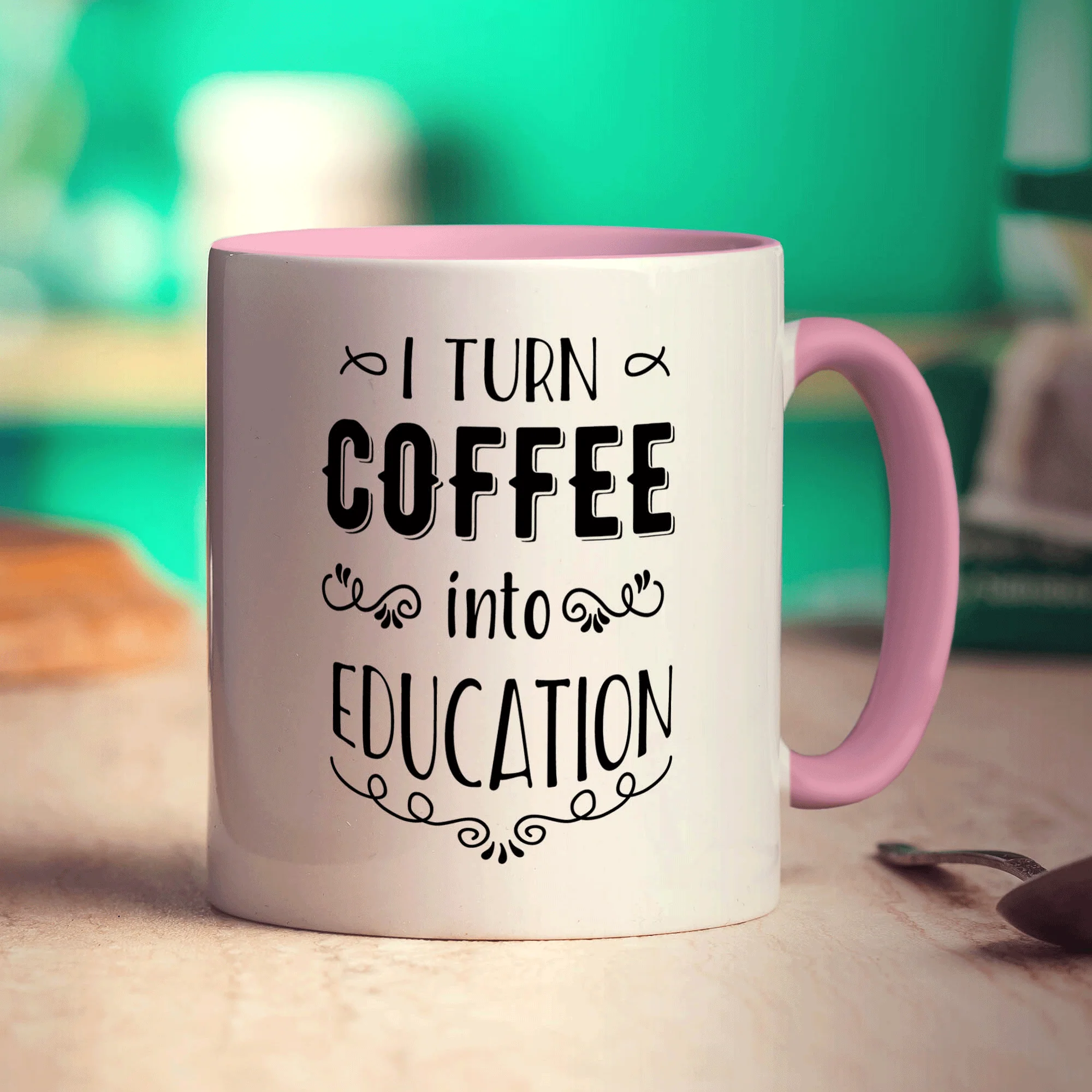 I Turn Coffee into Education Mug - Image 9