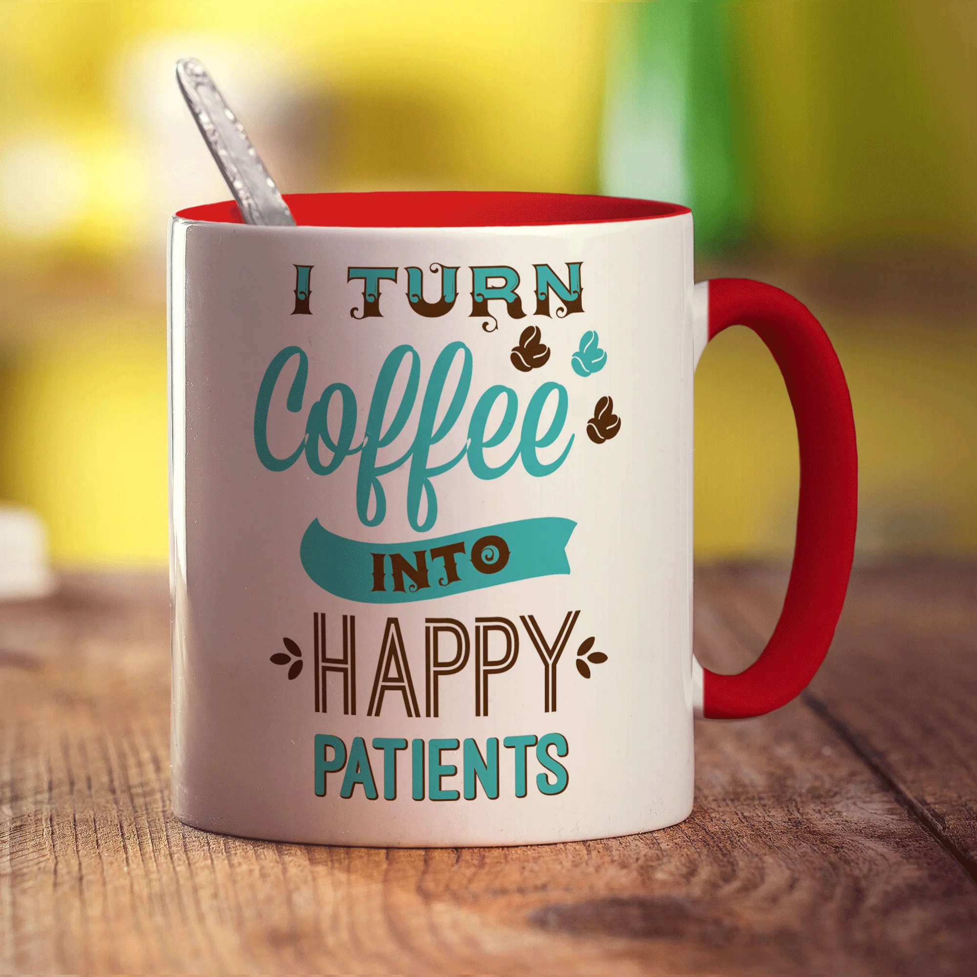 I Turn Coffee into Happy Patients Mug - Image 11