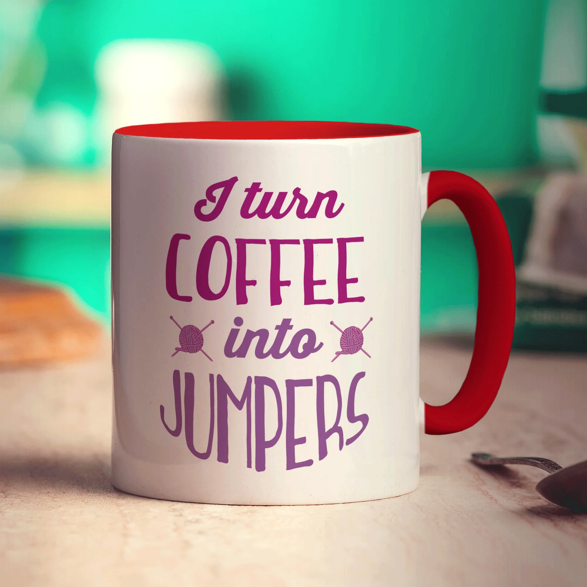 I Turn Coffee Into Jumpers Mug - Image 11