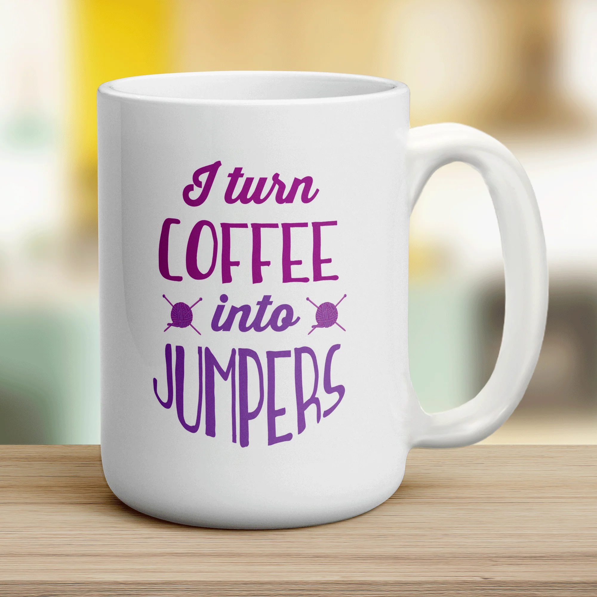 I Turn Coffee Into Jumpers Mug - Image 12