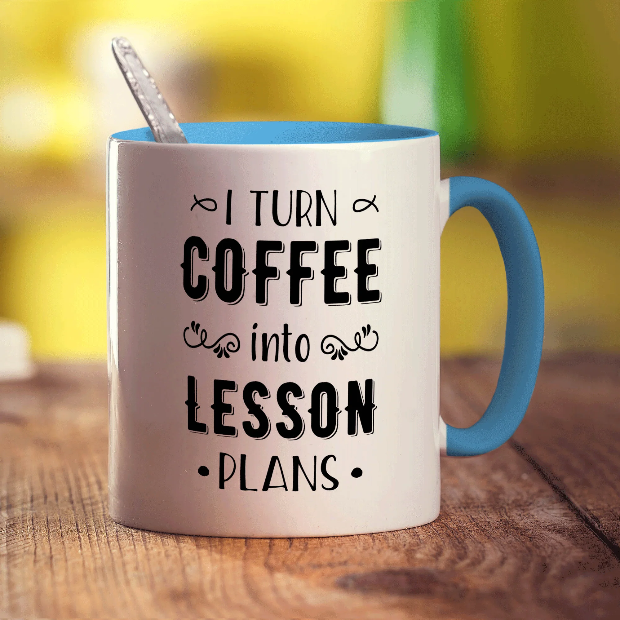 I Turn Coffee into Lesson Plans Mug - Image 8