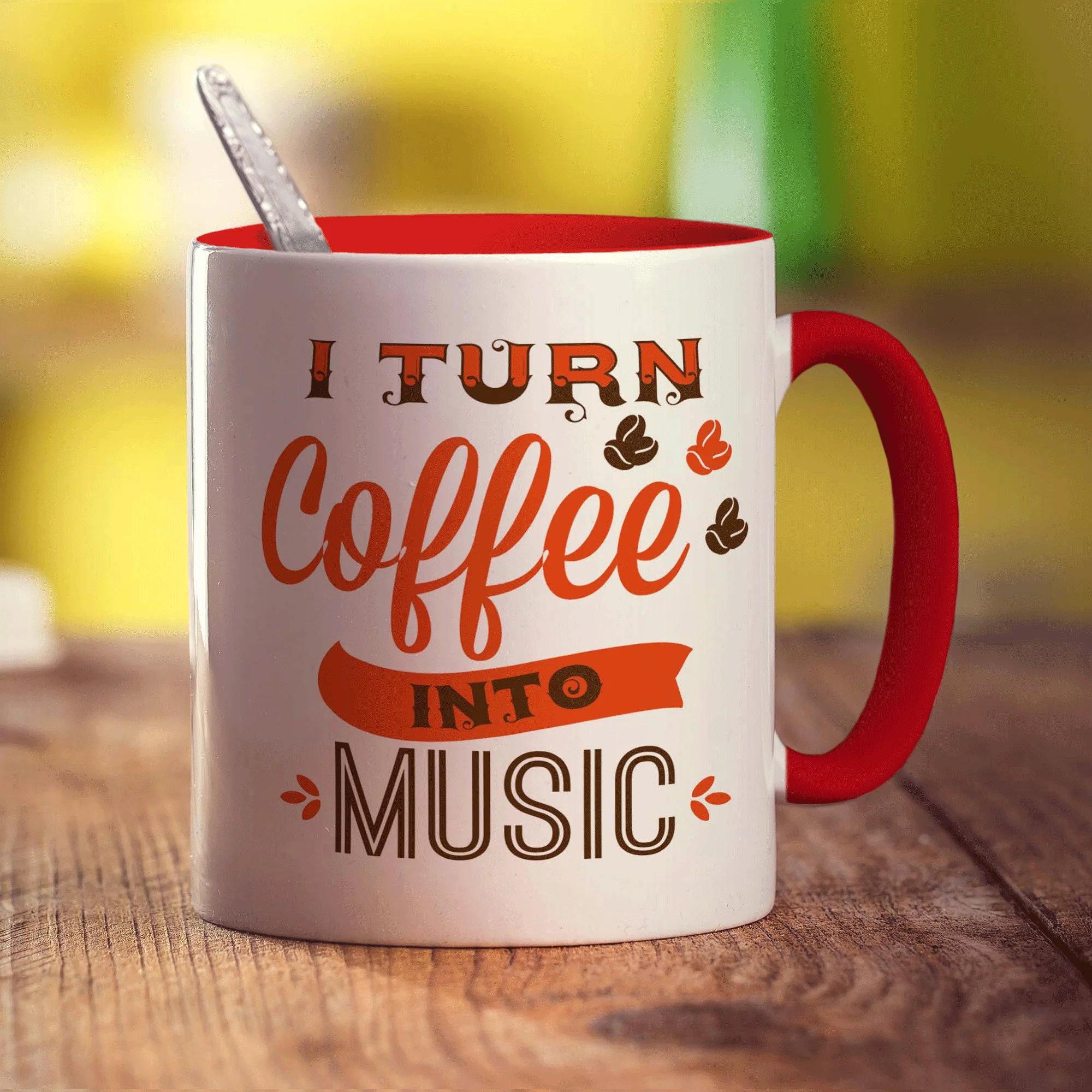 I Turn Coffee into Music Mug - Image 11