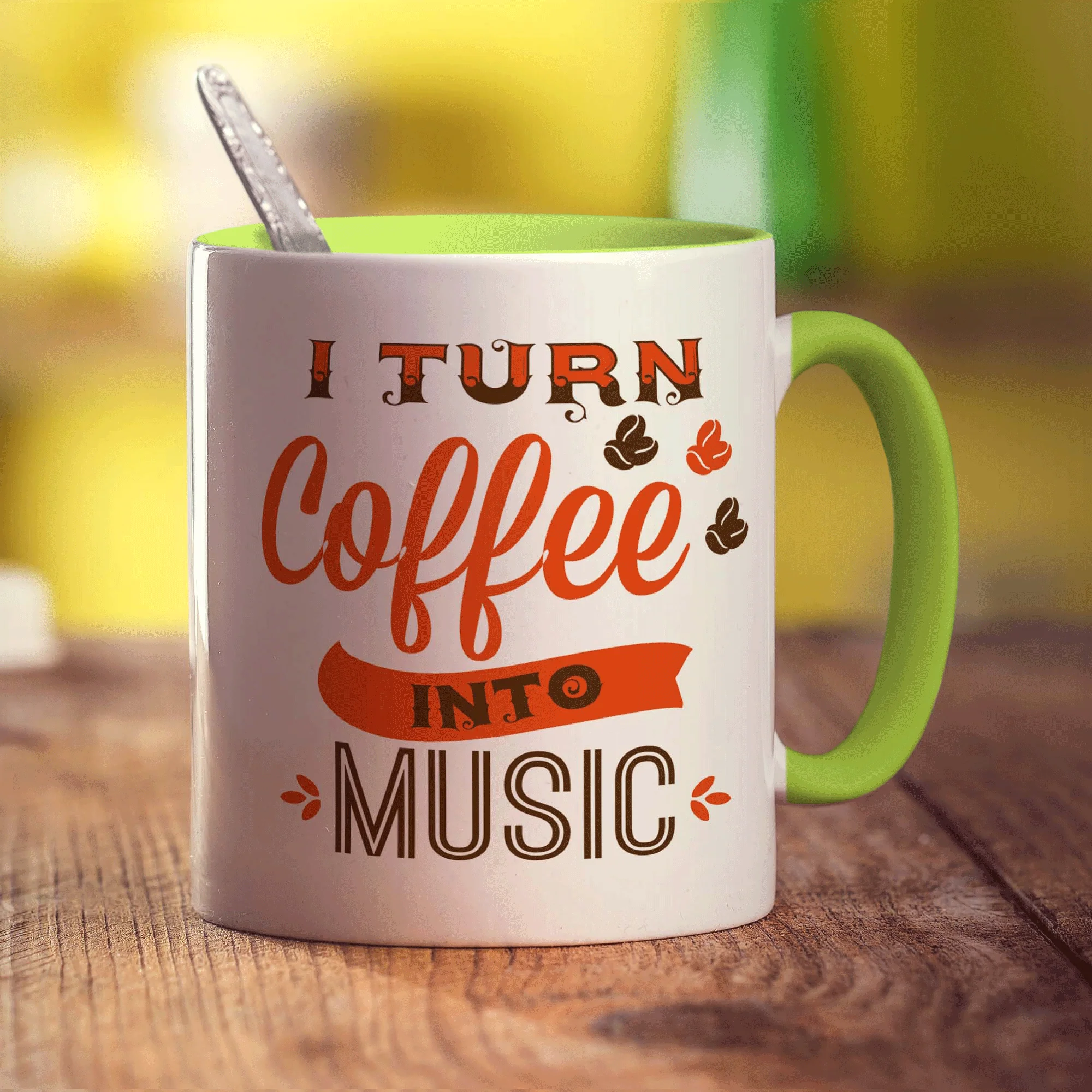 I Turn Coffee into Music Mug - Image 7