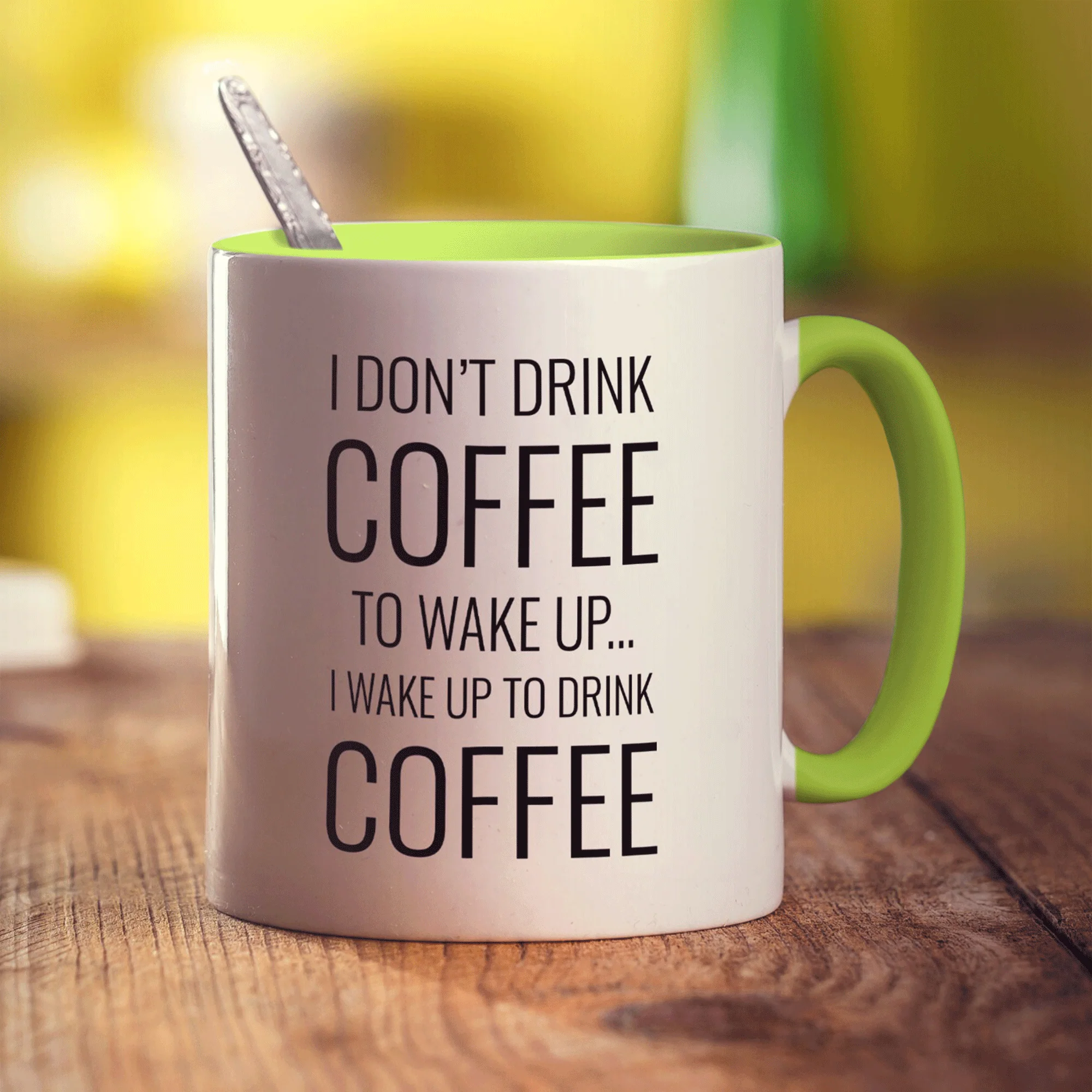 I Wake up to Drink Coffee Mug - Image 9