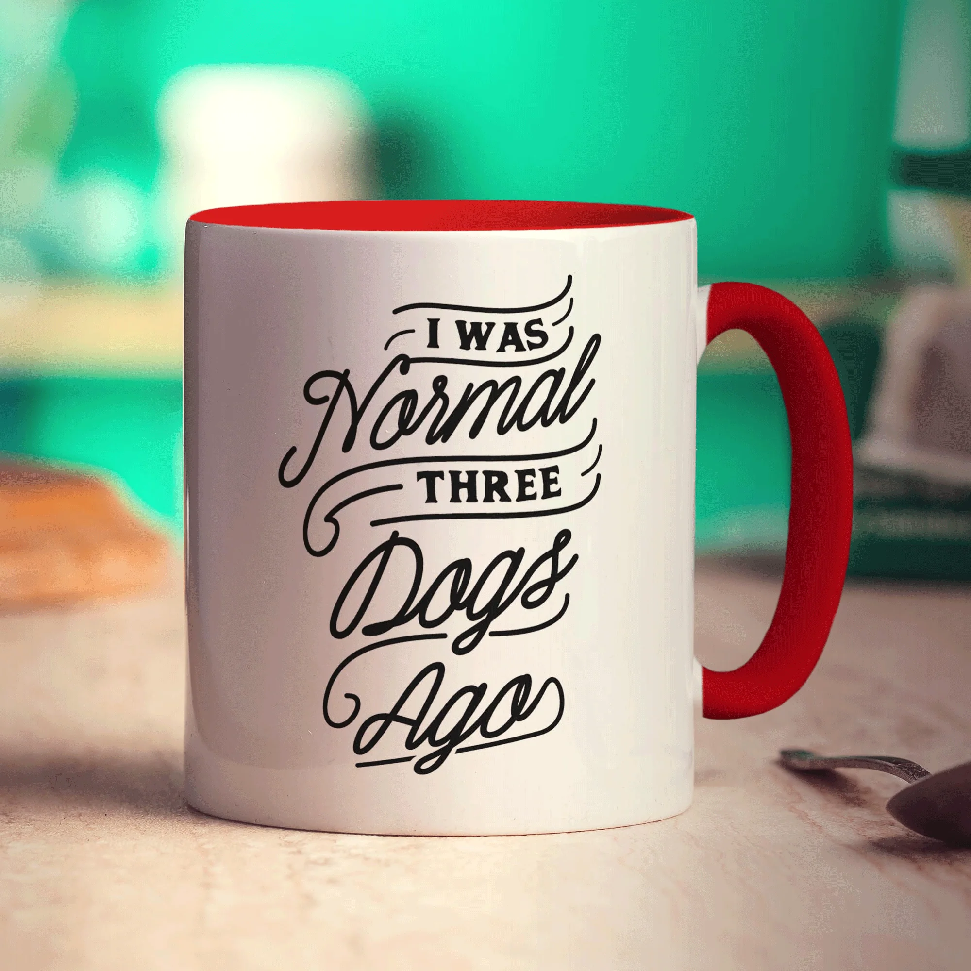 I Was Normal Three Dogs Ago Mug - Image 11