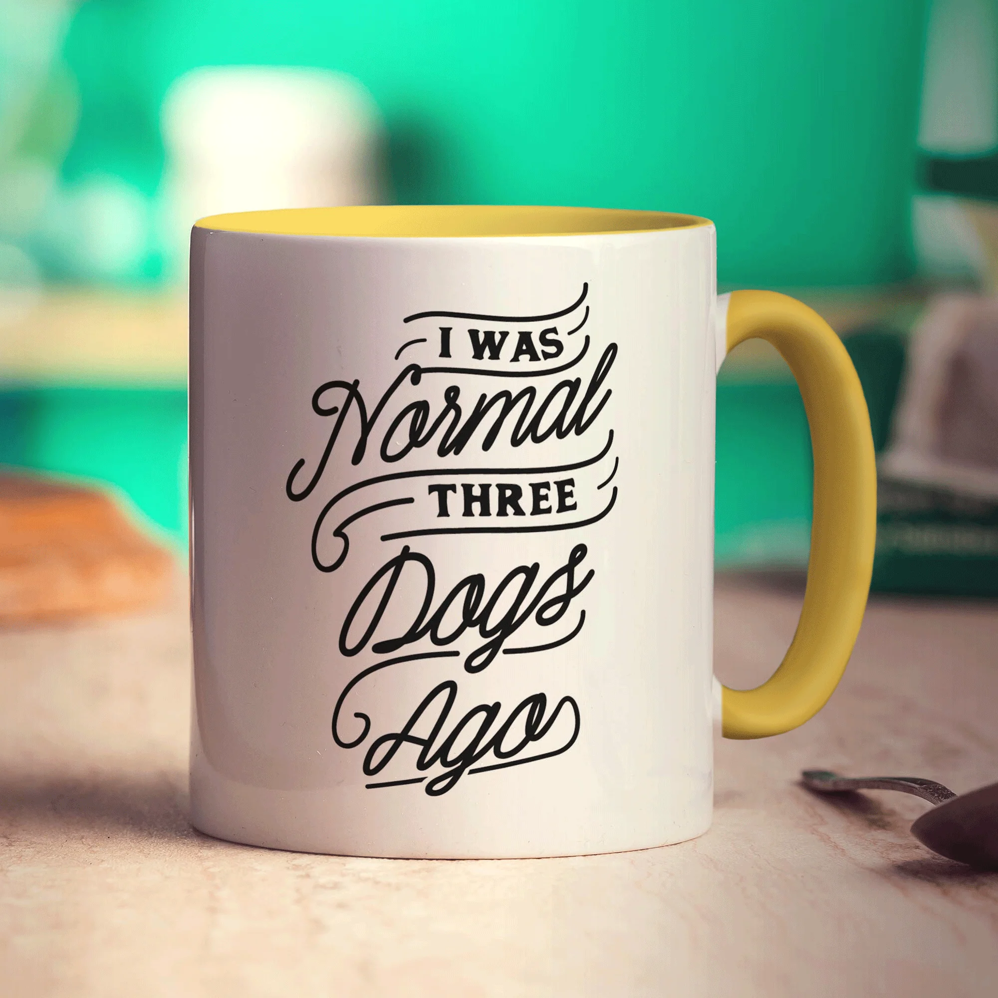 I Was Normal Three Dogs Ago Mug - Image 5