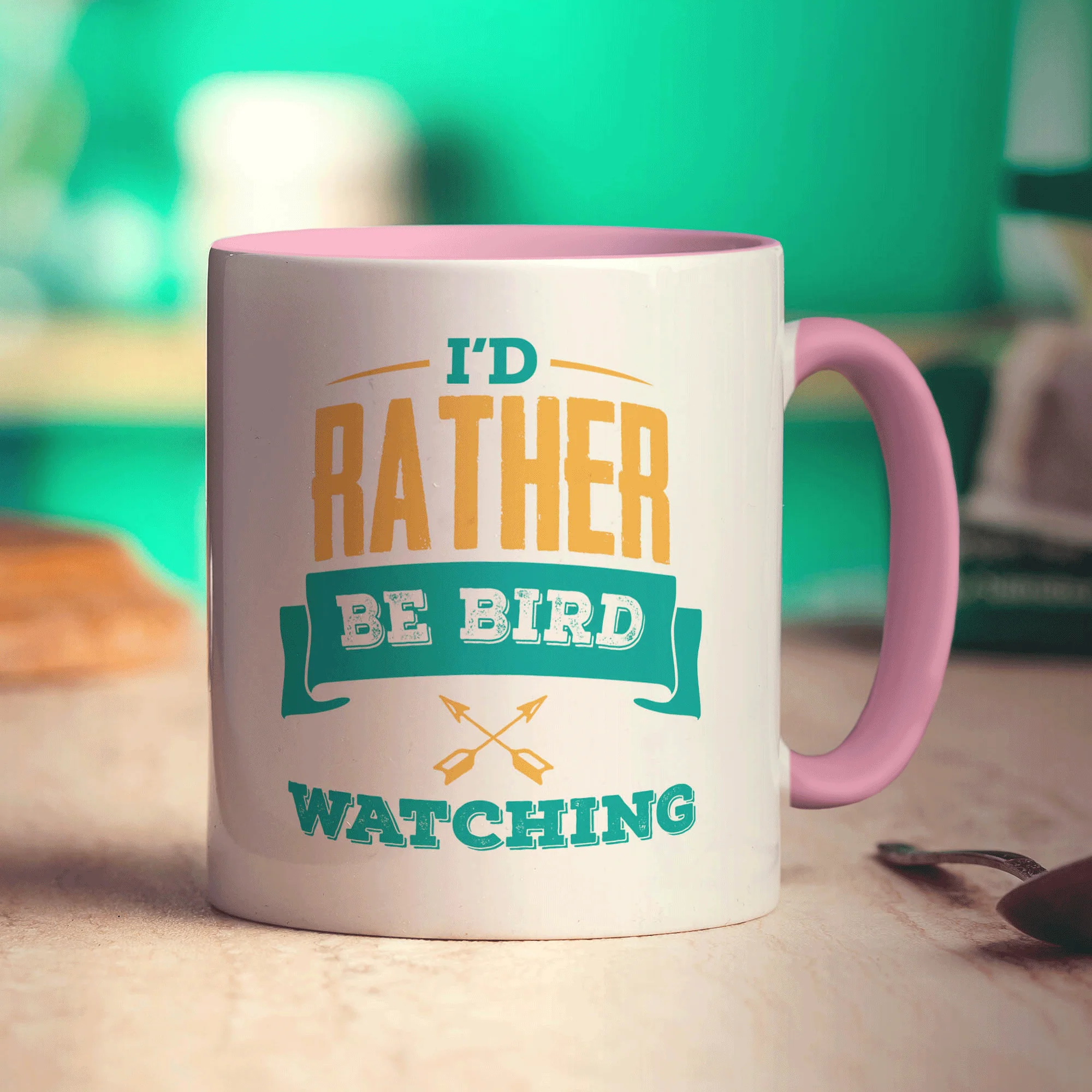 I'd Rather Be Bird Watching Mug - Image 9