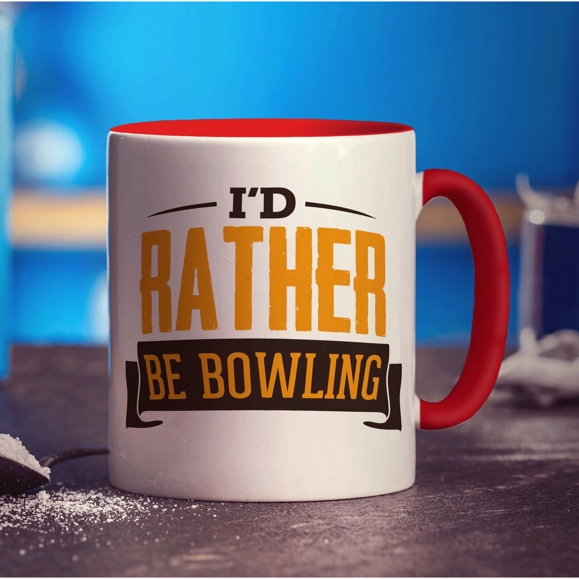 I'd Rather Be Bowling Mug - Image 11