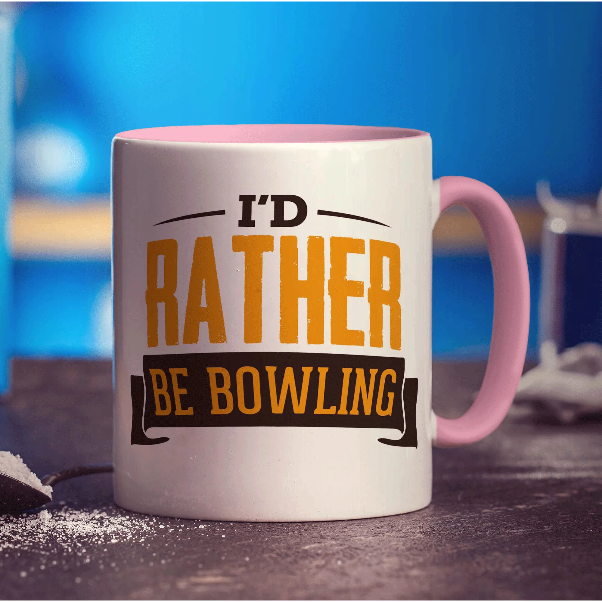I'd Rather Be Bowling Mug - Image 9