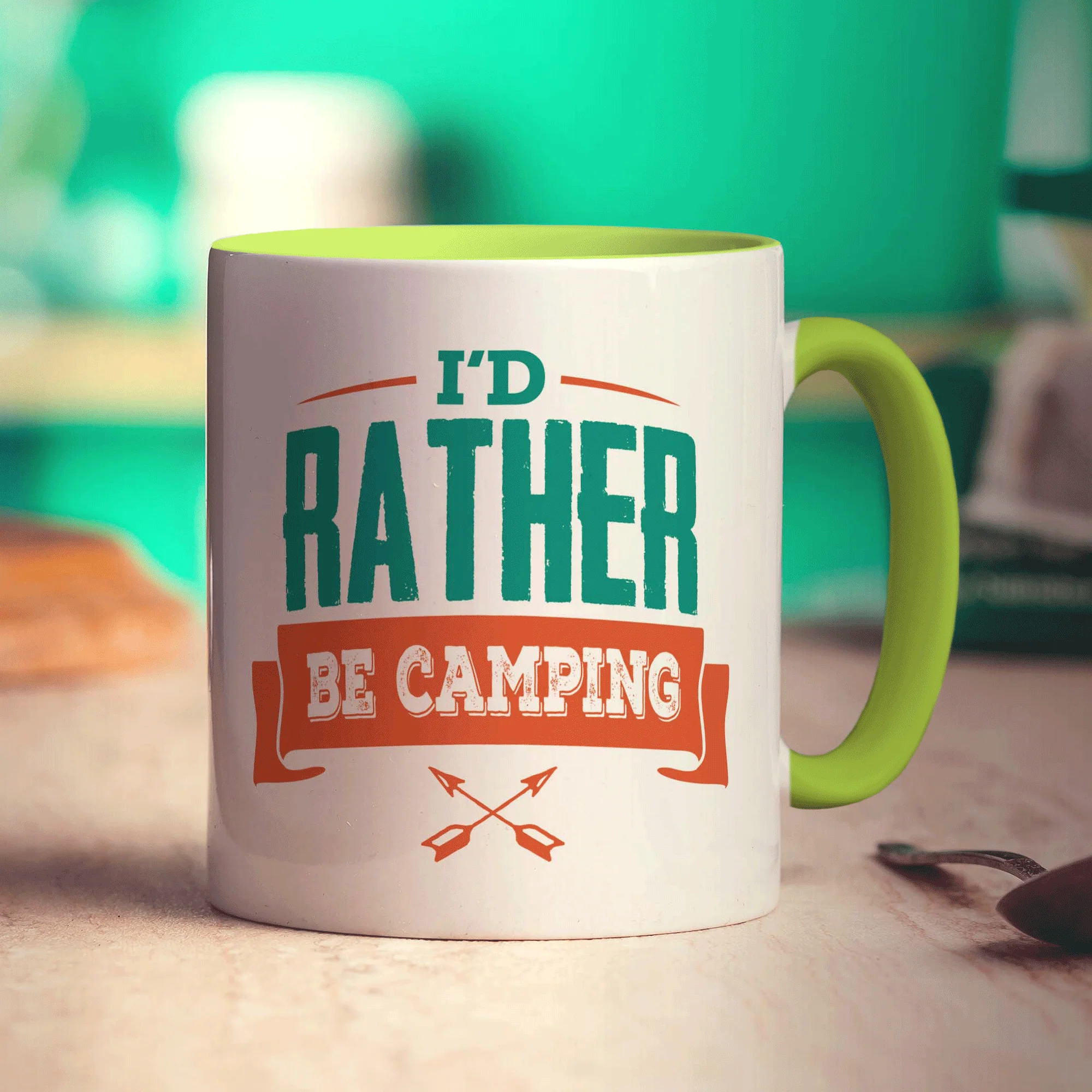 I'd Rather Be Camping Mug - Image 7