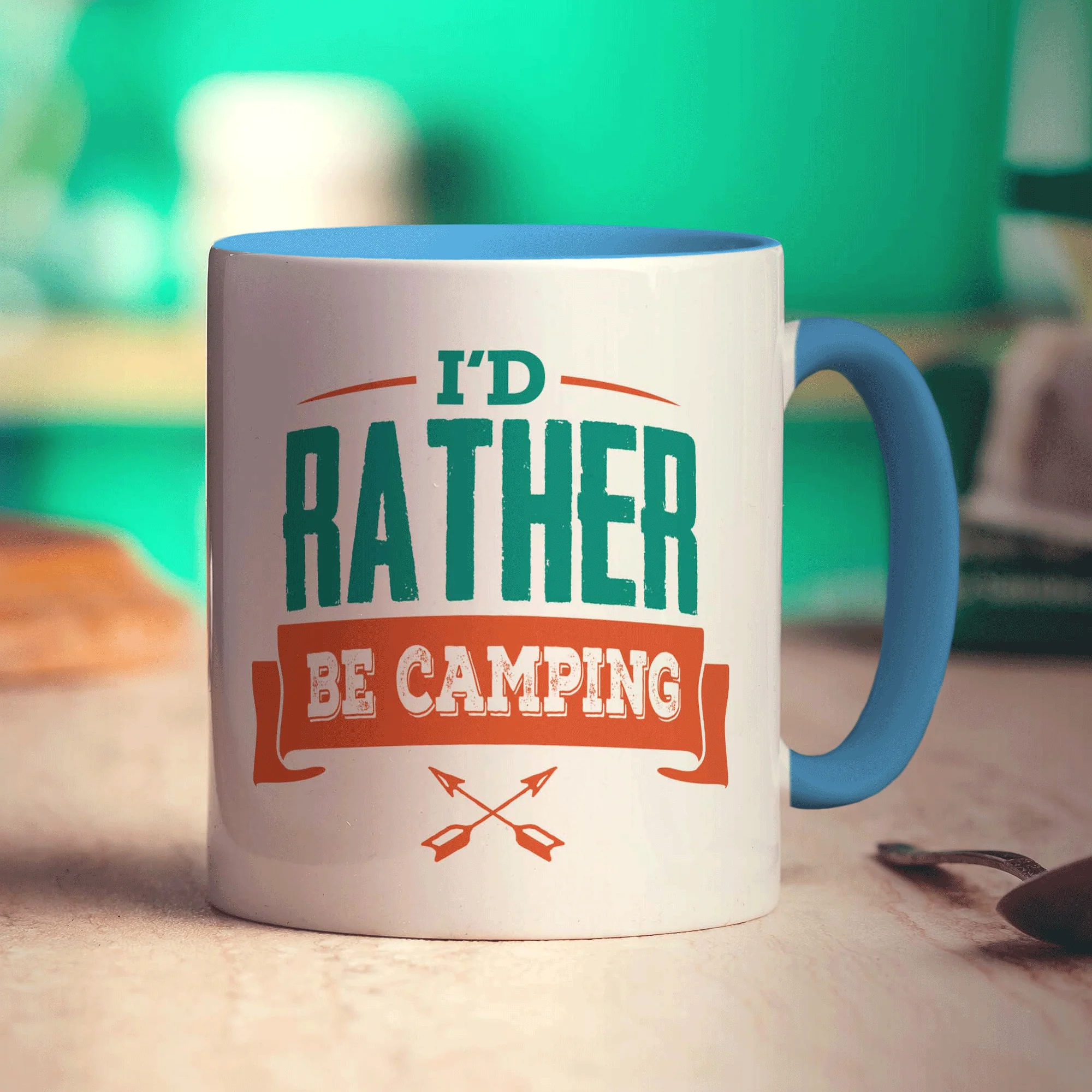 I'd Rather Be Camping Mug - Image 8