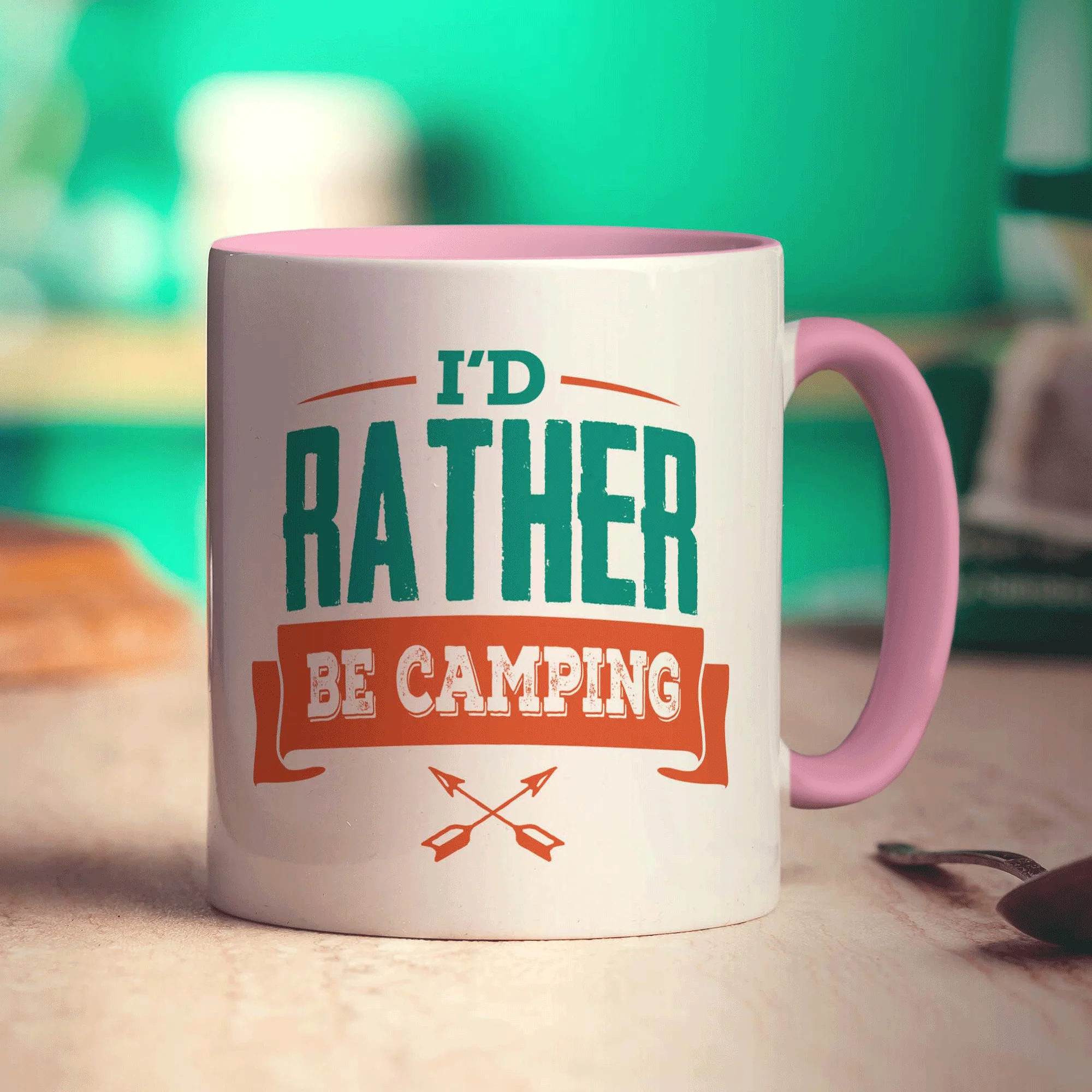 I'd Rather Be Camping Mug - Image 9