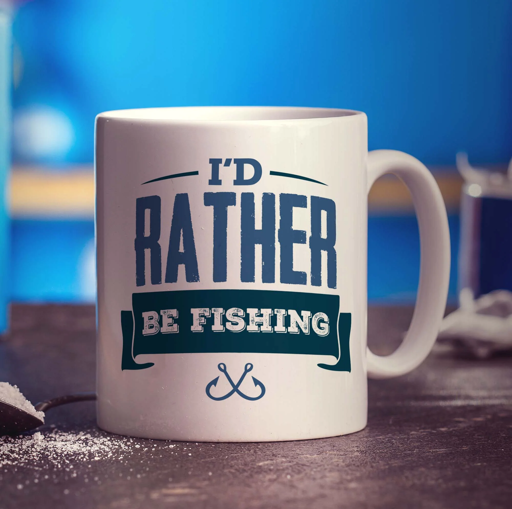 I'd Rather Be Fishing Mug - Image 3