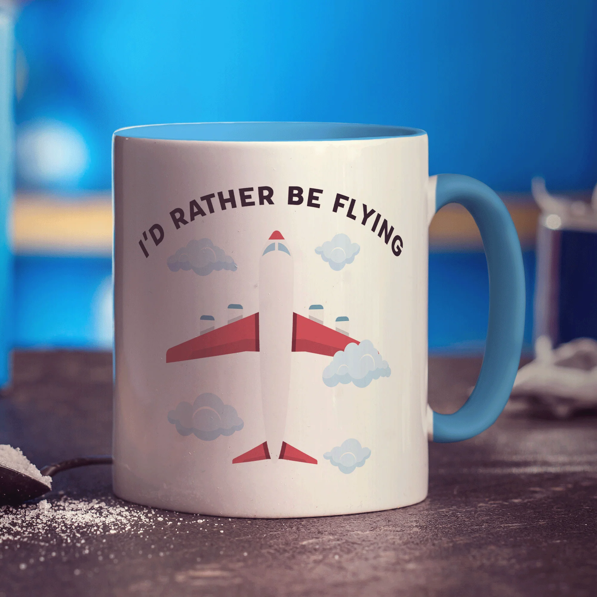 I'd Rather be Flying Pilot Mug - Image 10
