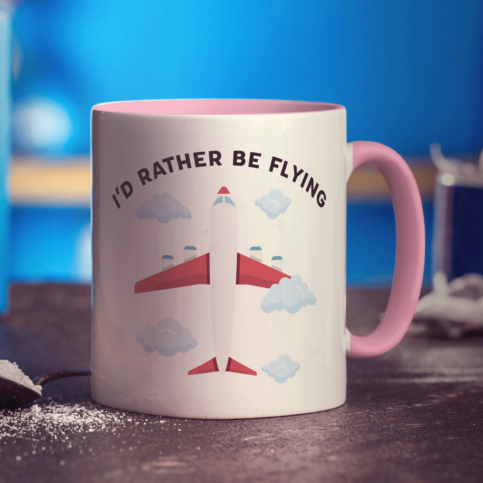 I'd Rather be Flying Pilot Mug - Image 11
