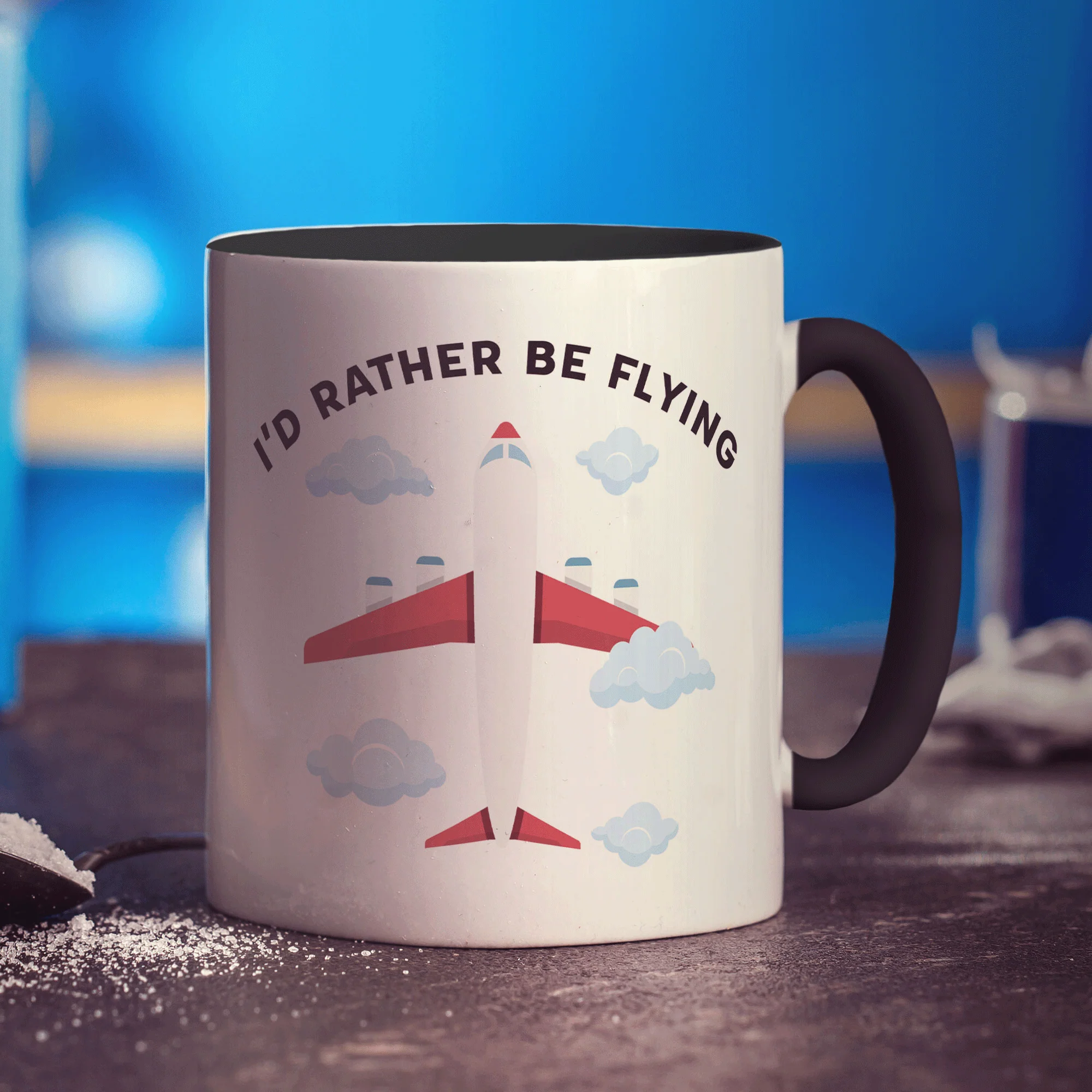 I'd Rather be Flying Pilot Mug - Image 12
