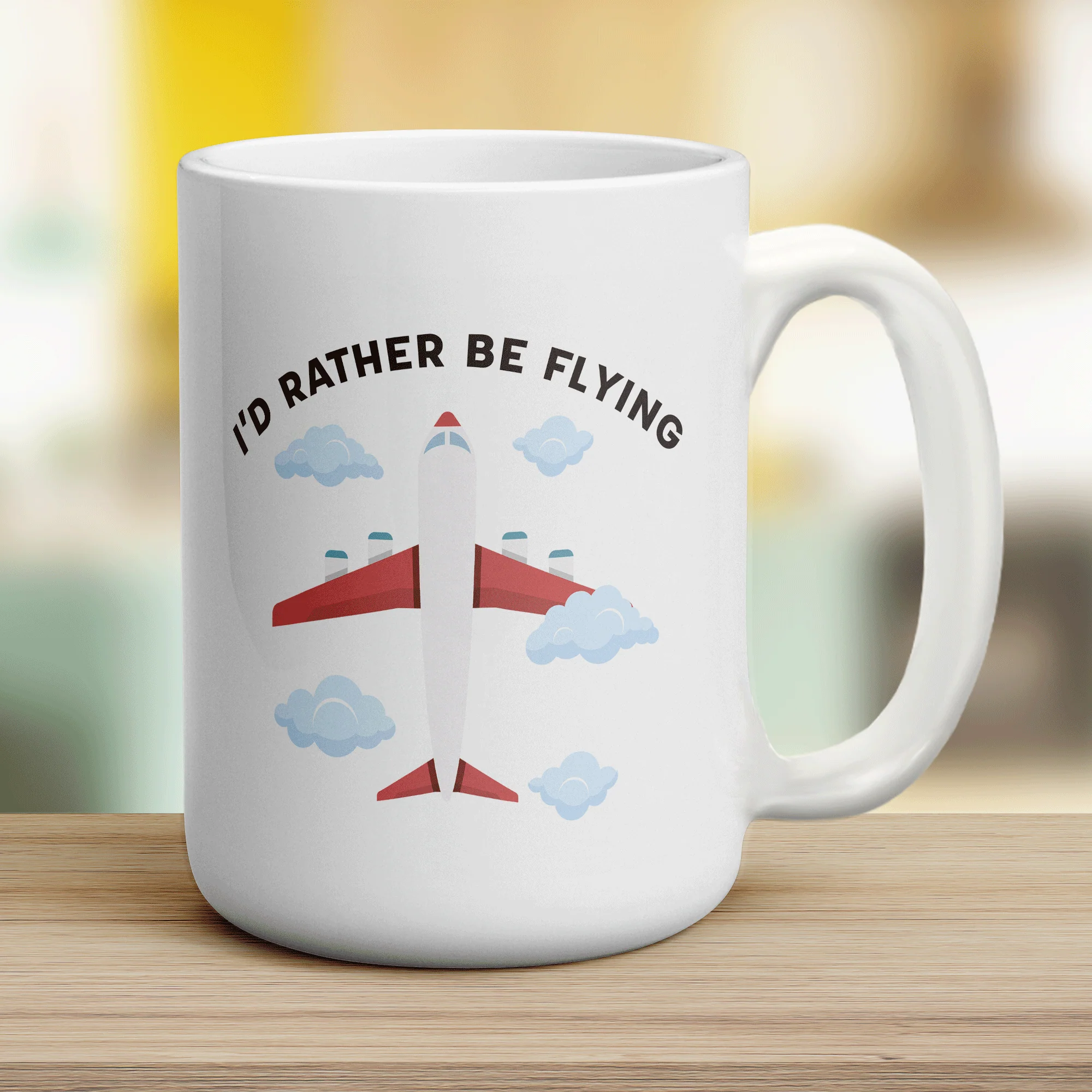 I'd Rather be Flying Pilot Mug - Image 14