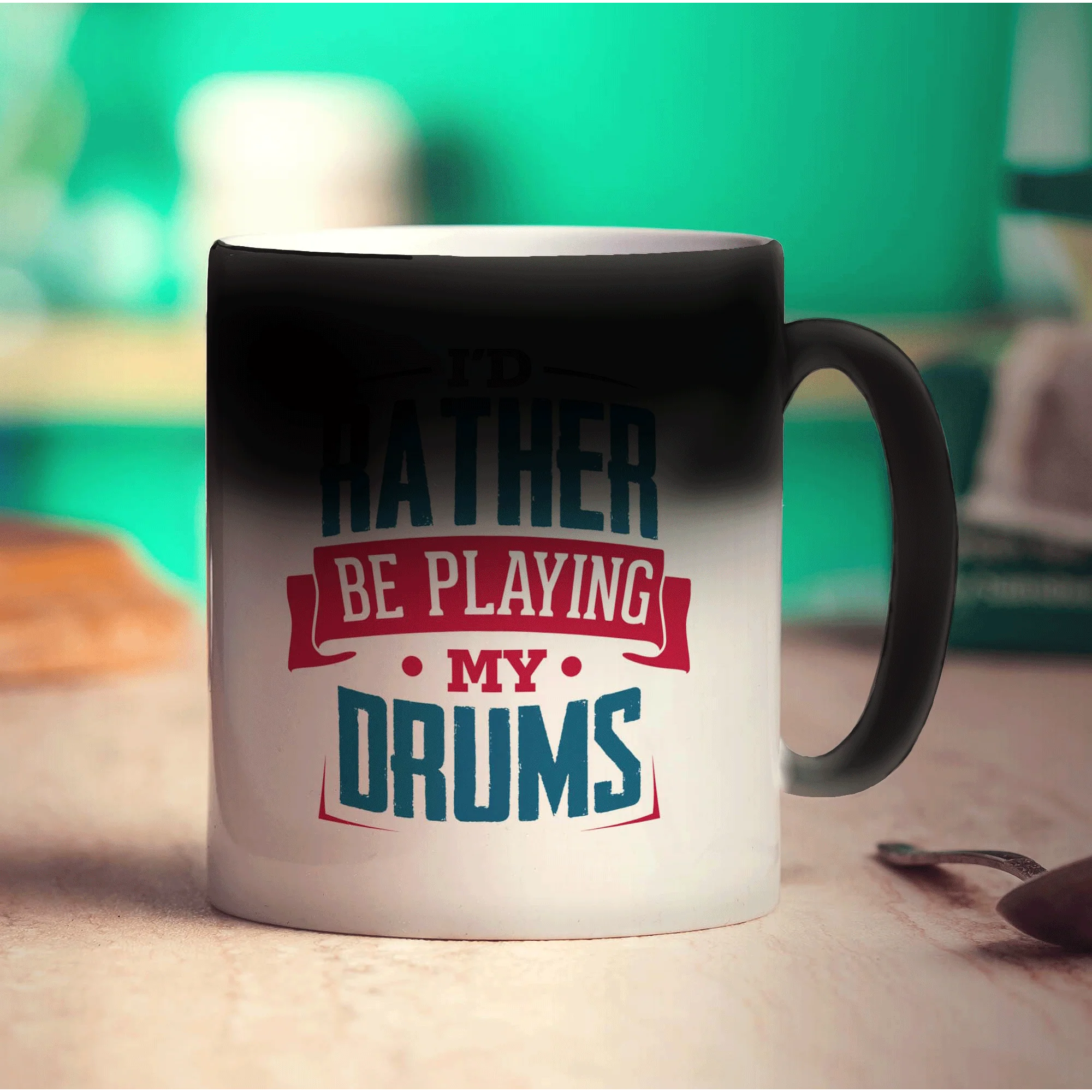 I'd Rather Be Playing My Drums Mug - Image 6