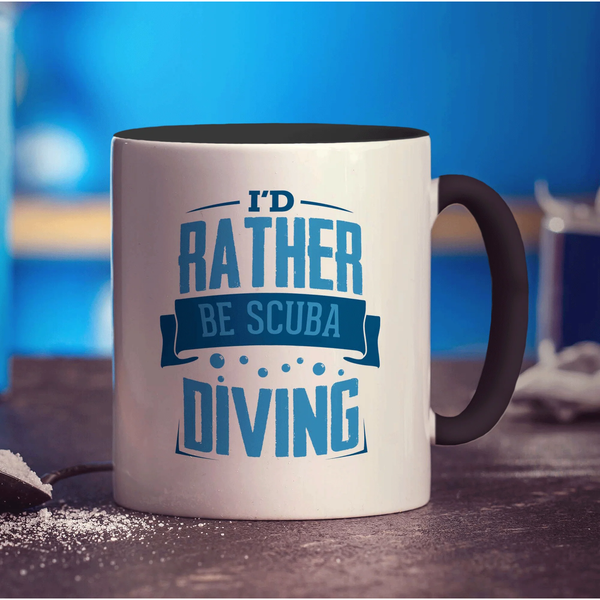 I'd Rather Be Scuba Diving Mug - Image 10
