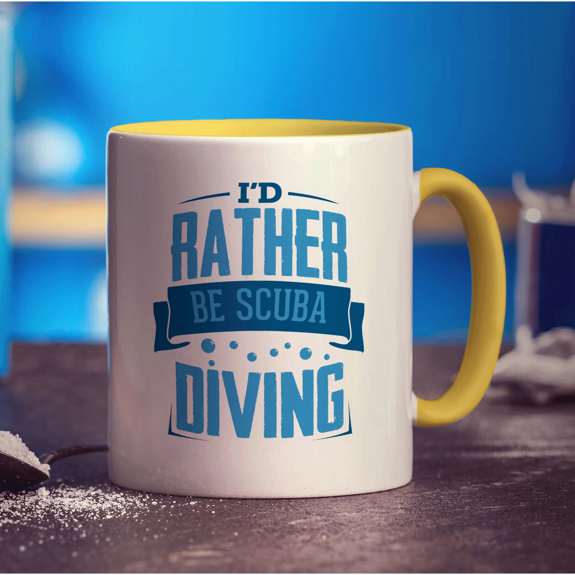 I'd Rather Be Scuba Diving Mug - Image 5