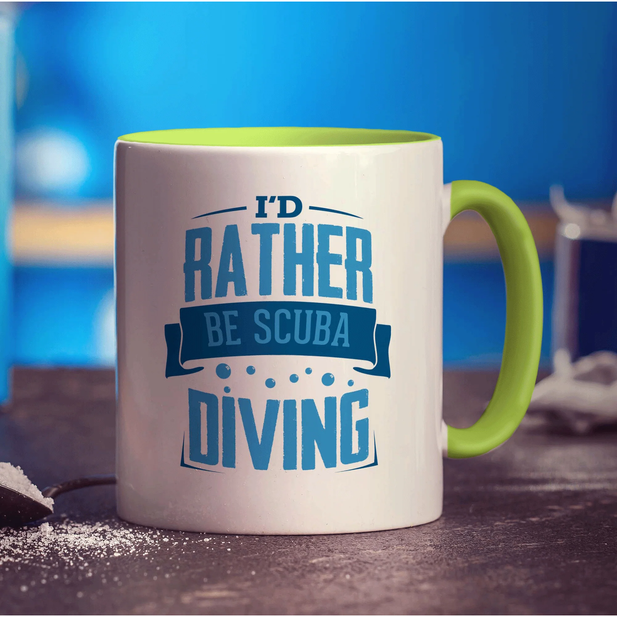 I'd Rather Be Scuba Diving Mug - Image 7