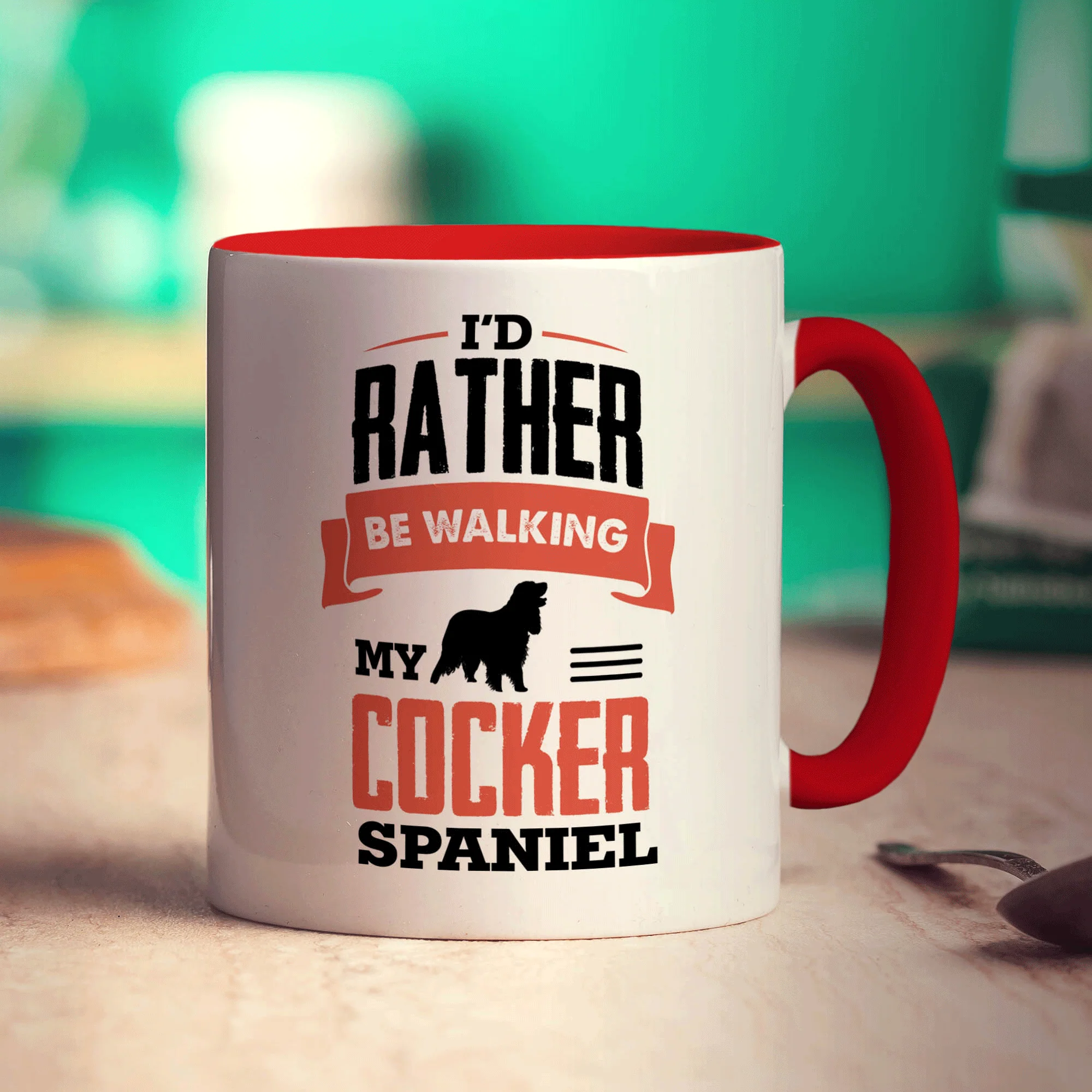 I'd Rather Be Walking My Cocker Spaniel Mug - Image 11