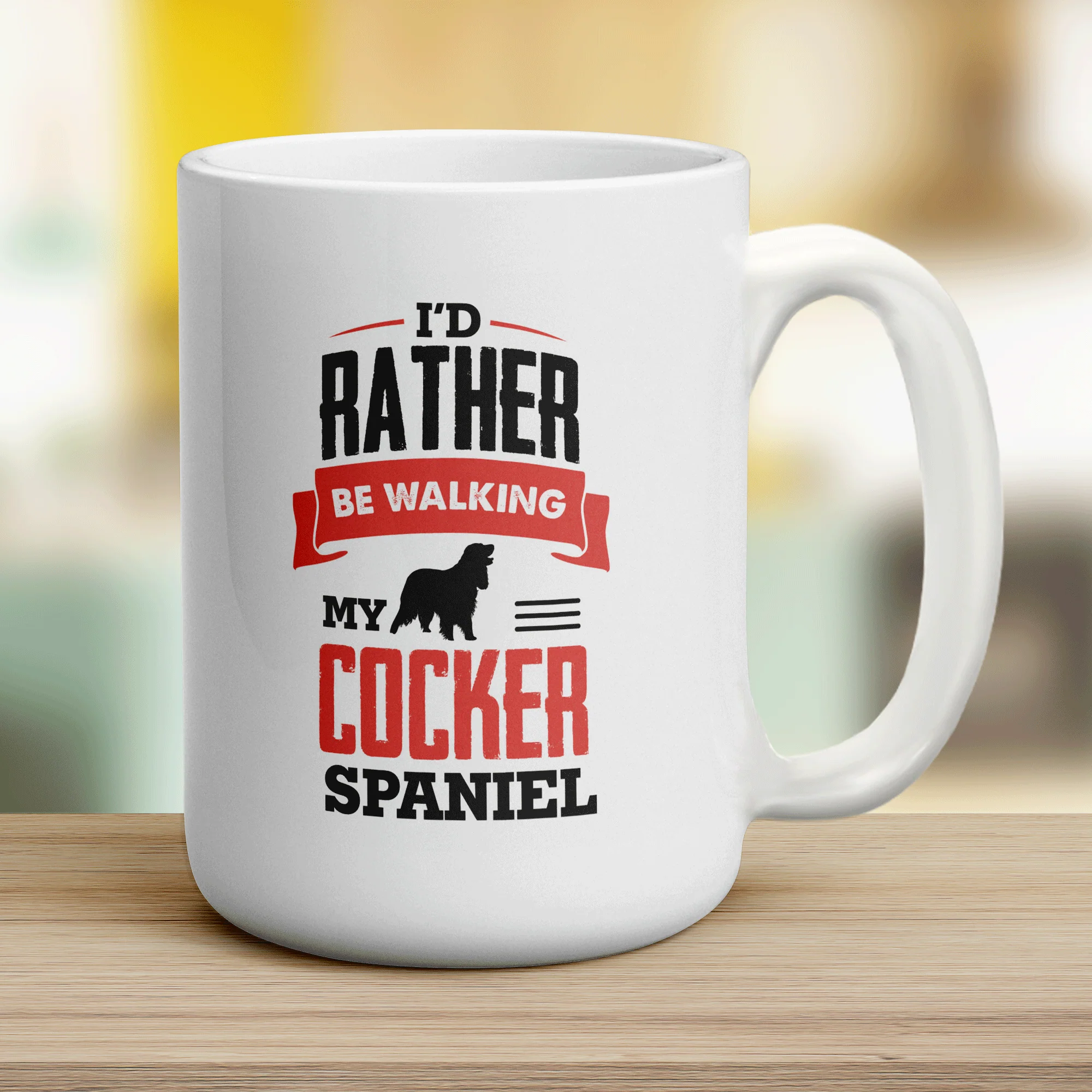 I'd Rather Be Walking My Cocker Spaniel Mug - Image 12