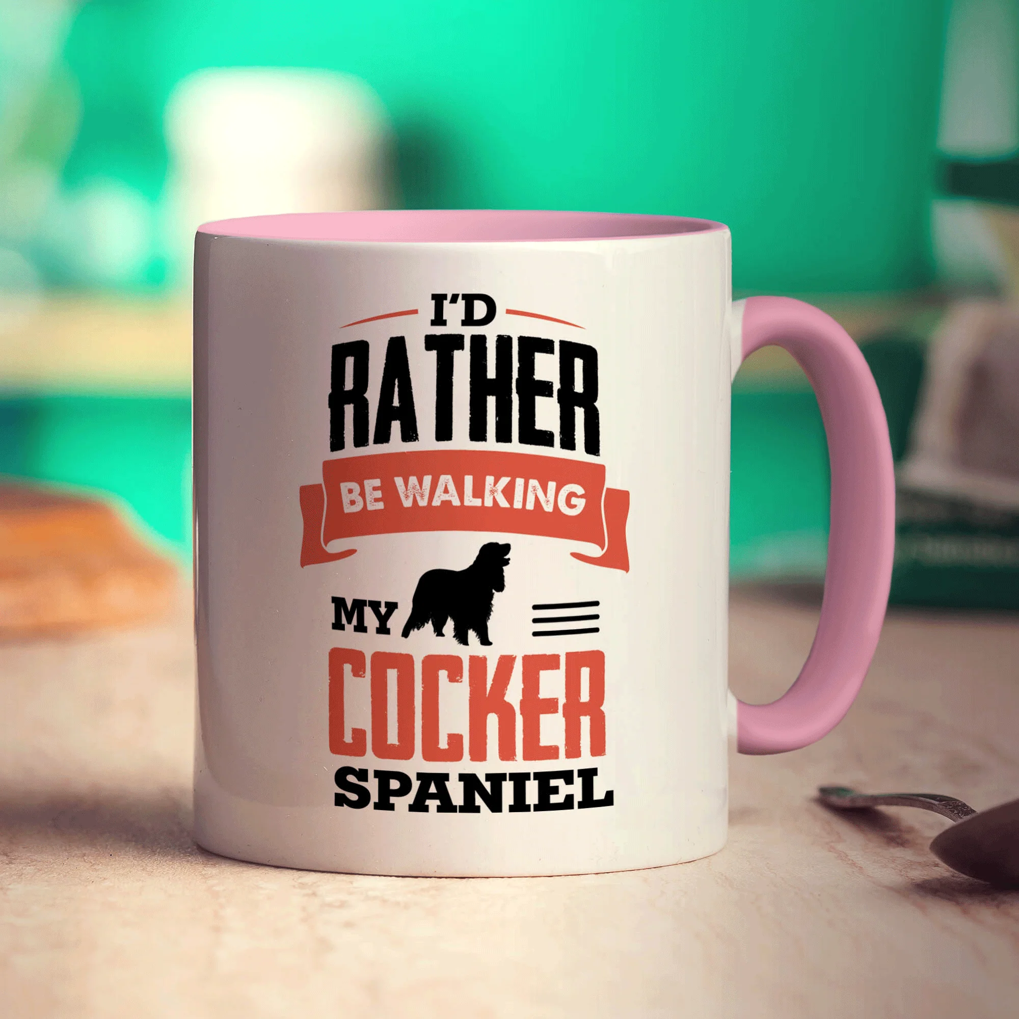 I'd Rather Be Walking My Cocker Spaniel Mug - Image 9