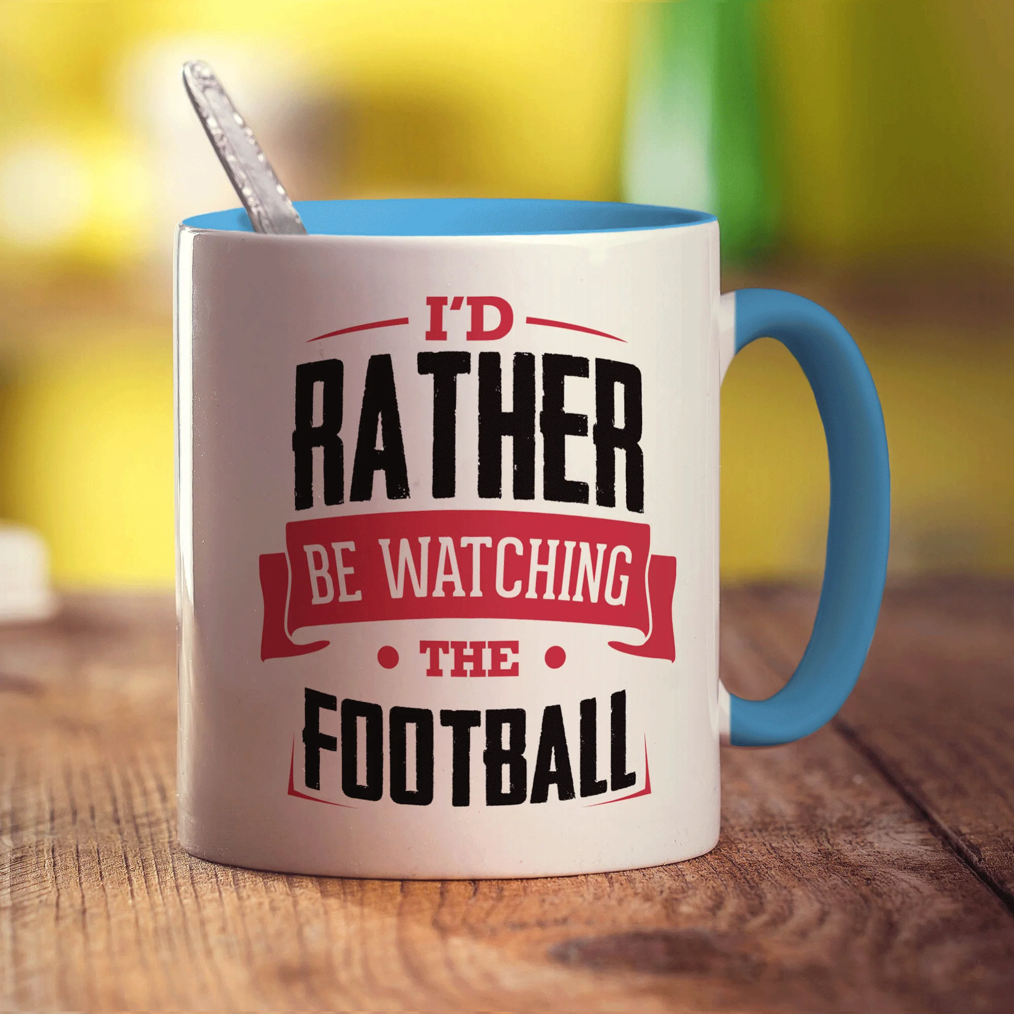 I'd Rather Be Watching The Football Mug - Image 8