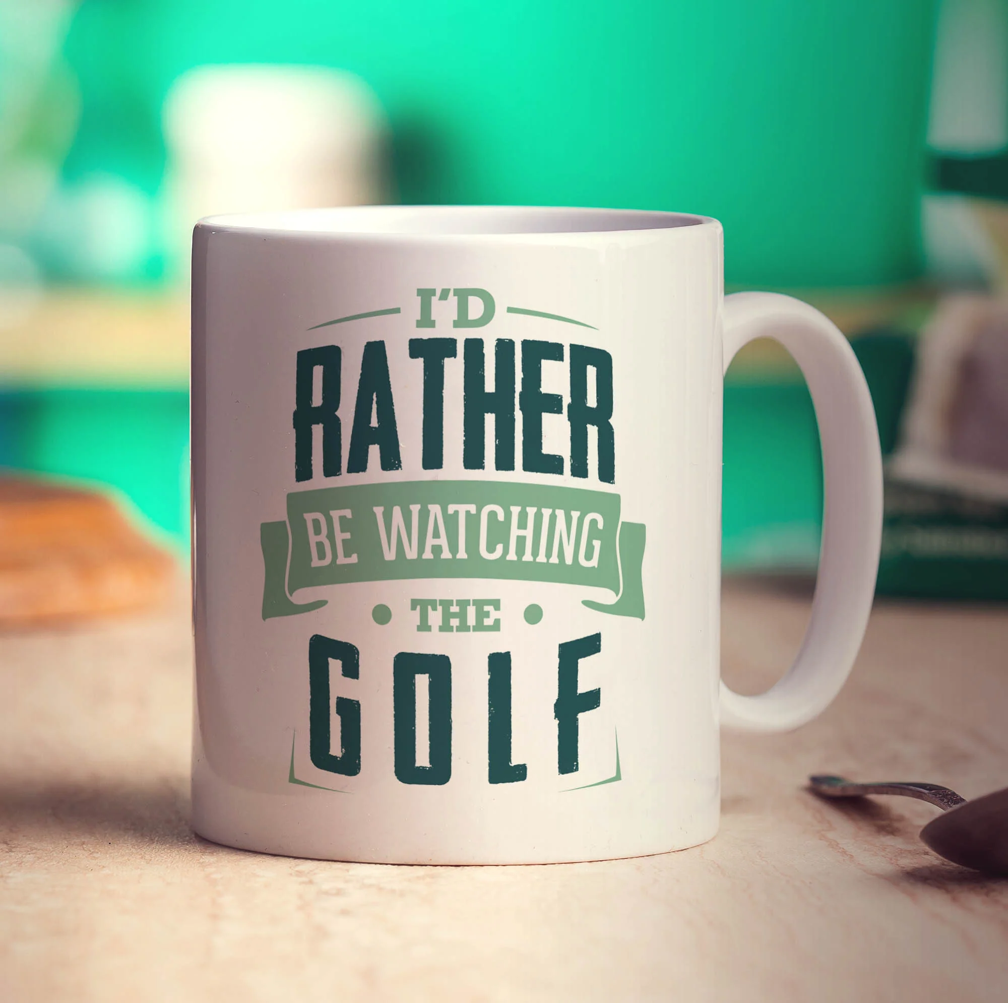I'd Rather Be Watching The Golf Mug - Image 3
