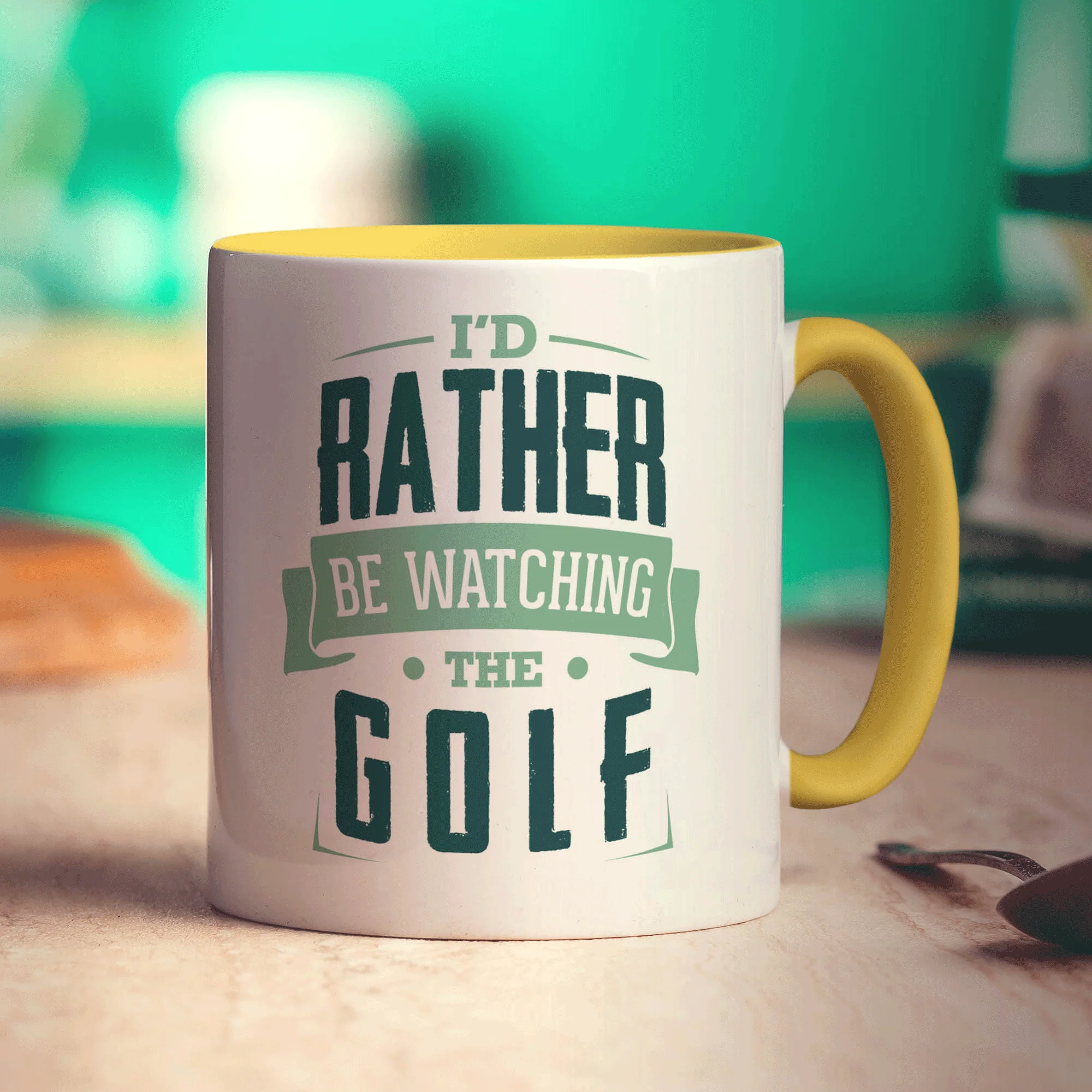 I'd Rather Be Watching The Golf Mug - Image 5