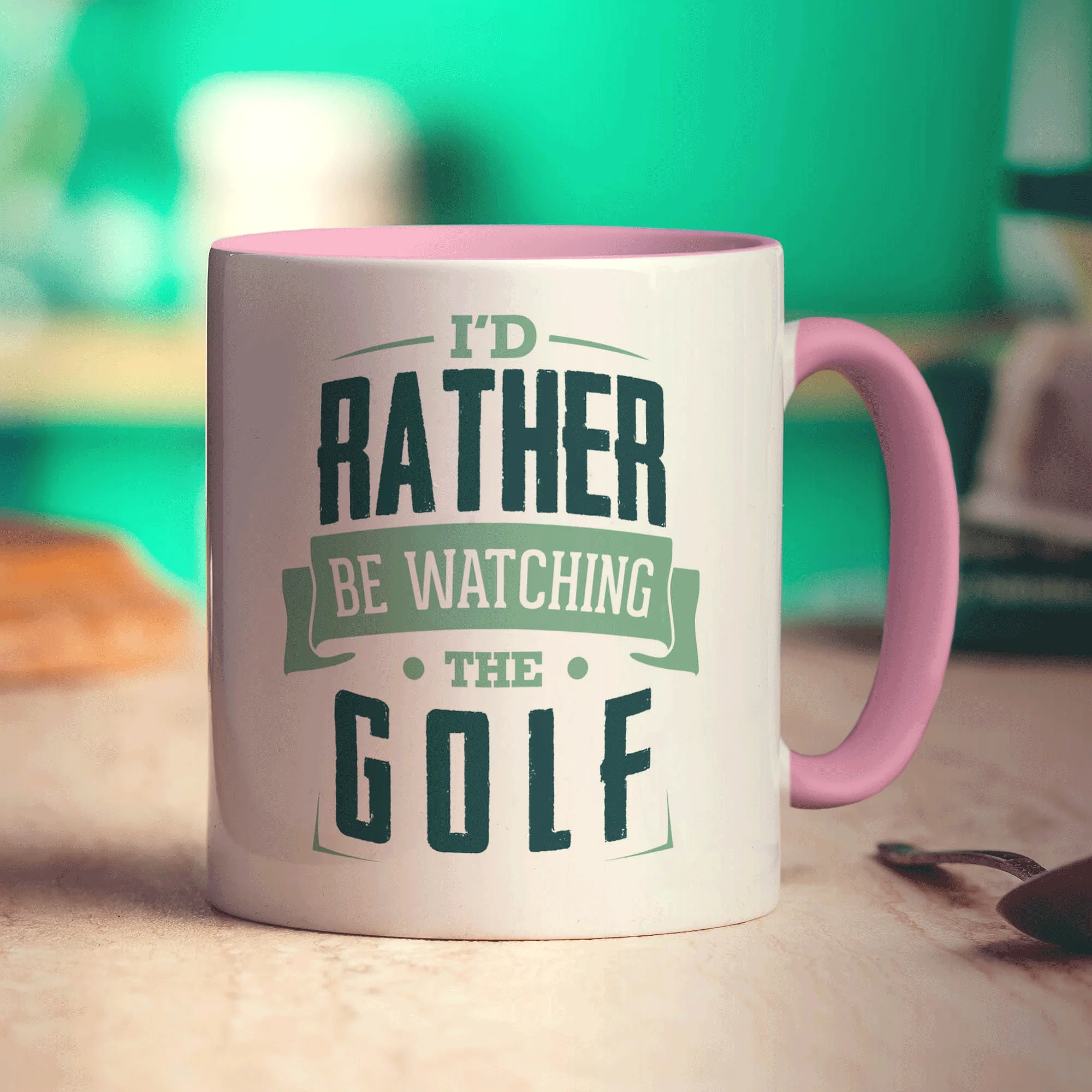 I'd Rather Be Watching The Golf Mug - Image 9