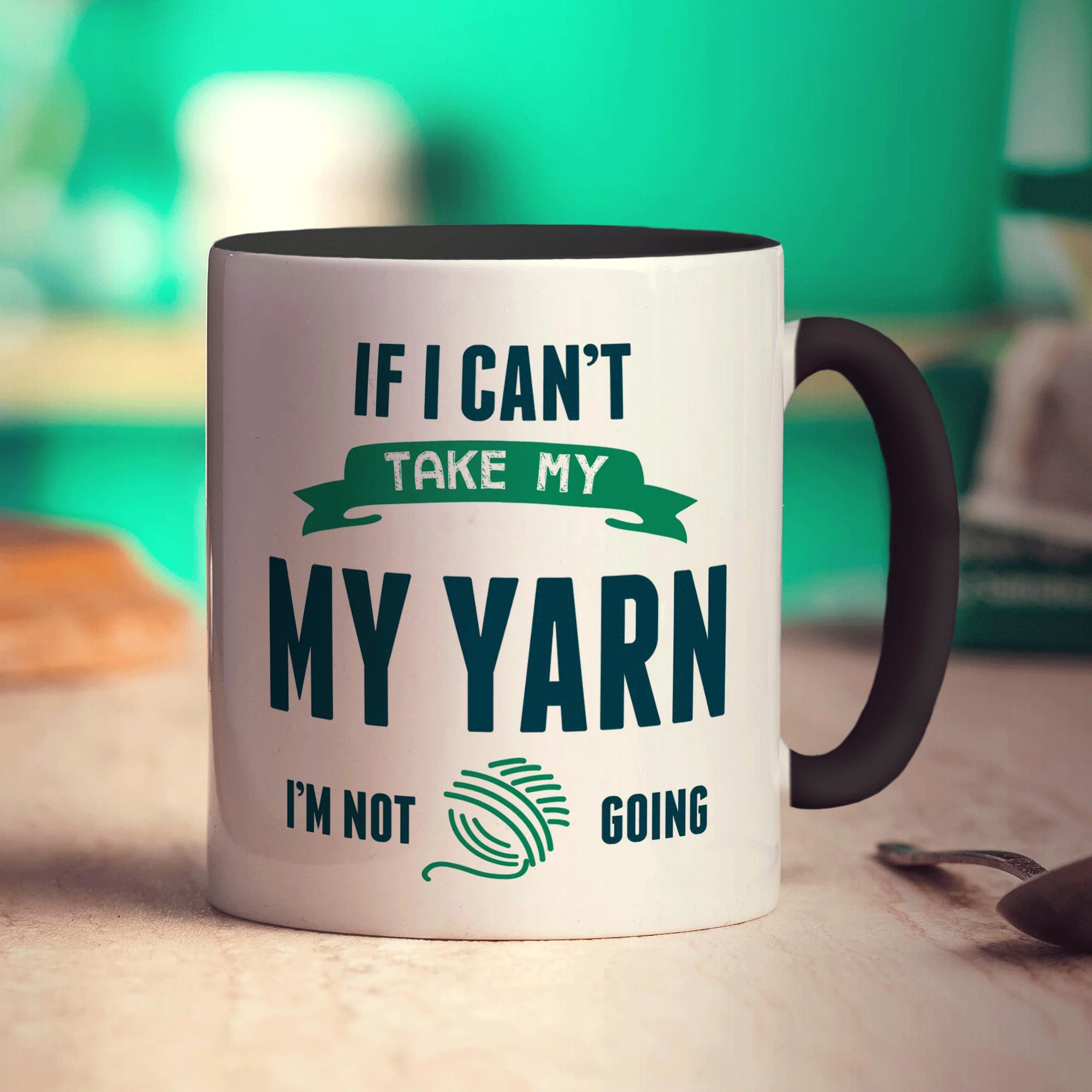 If I Can't Take My Yarn I'm Not Going Mug - Image 10