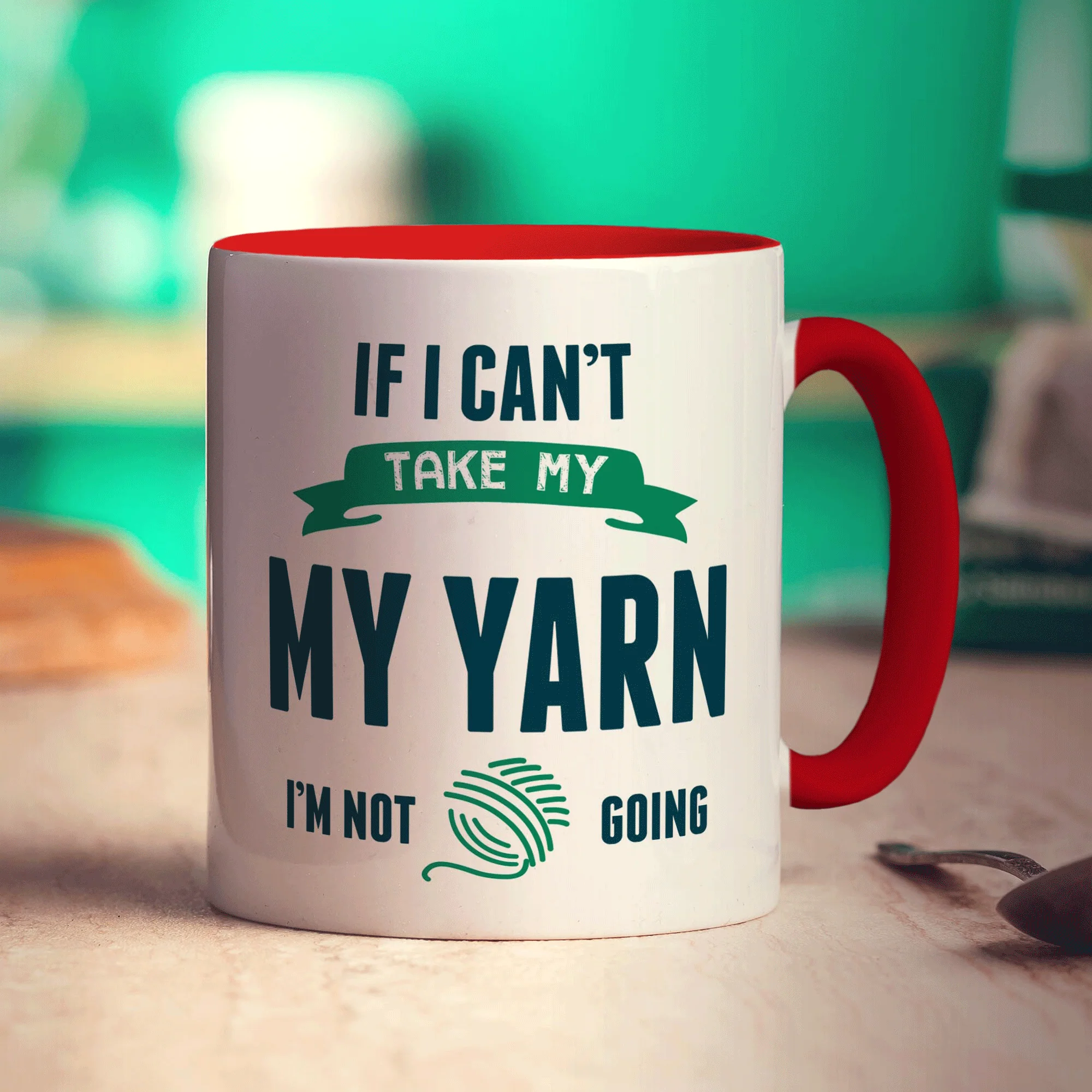 If I Can't Take My Yarn I'm Not Going Mug - Image 11