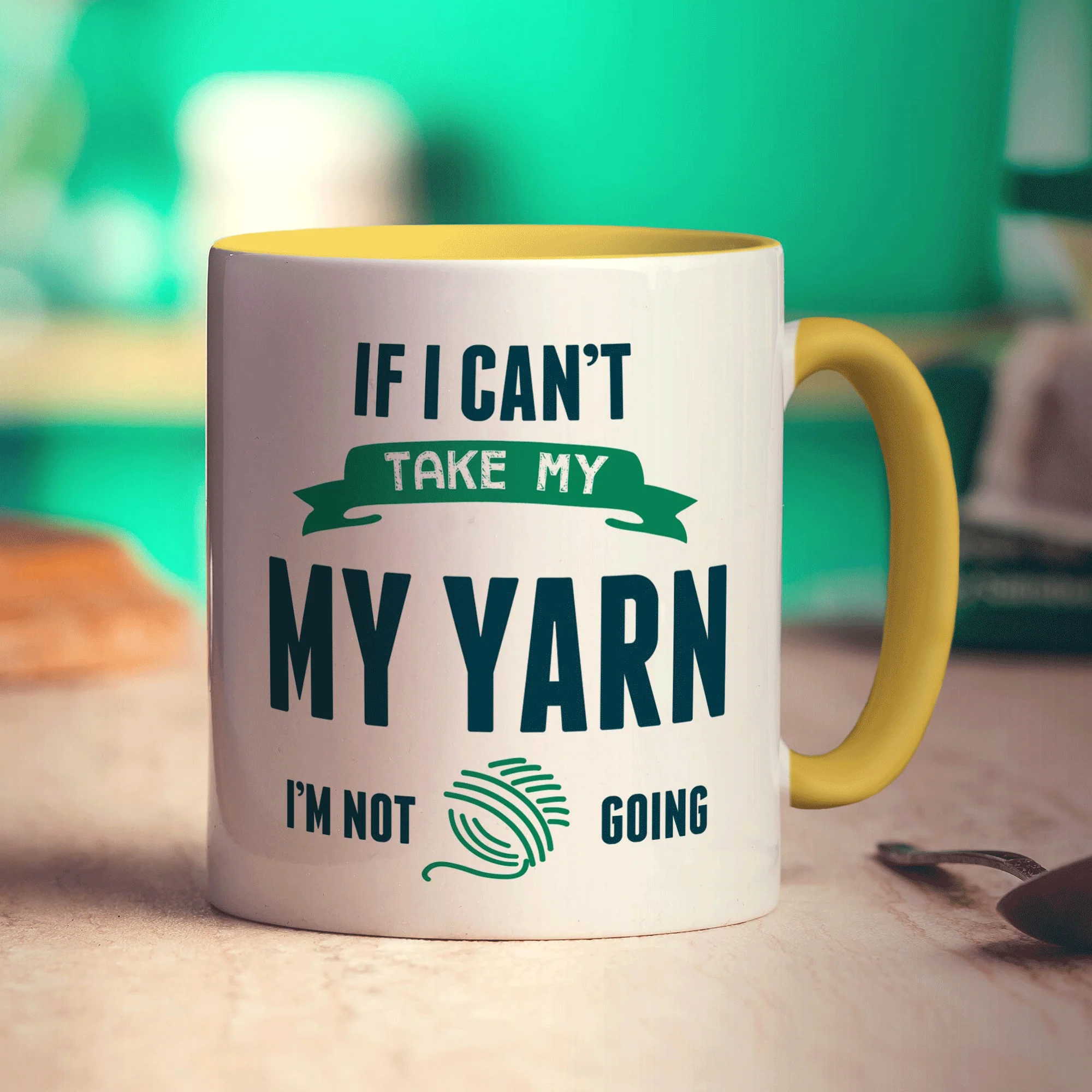 If I Can't Take My Yarn I'm Not Going Mug - Image 5