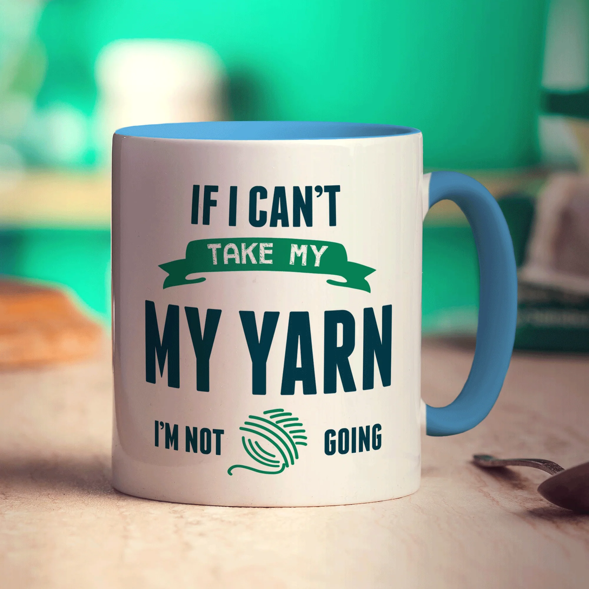 If I Can't Take My Yarn I'm Not Going Mug - Image 8