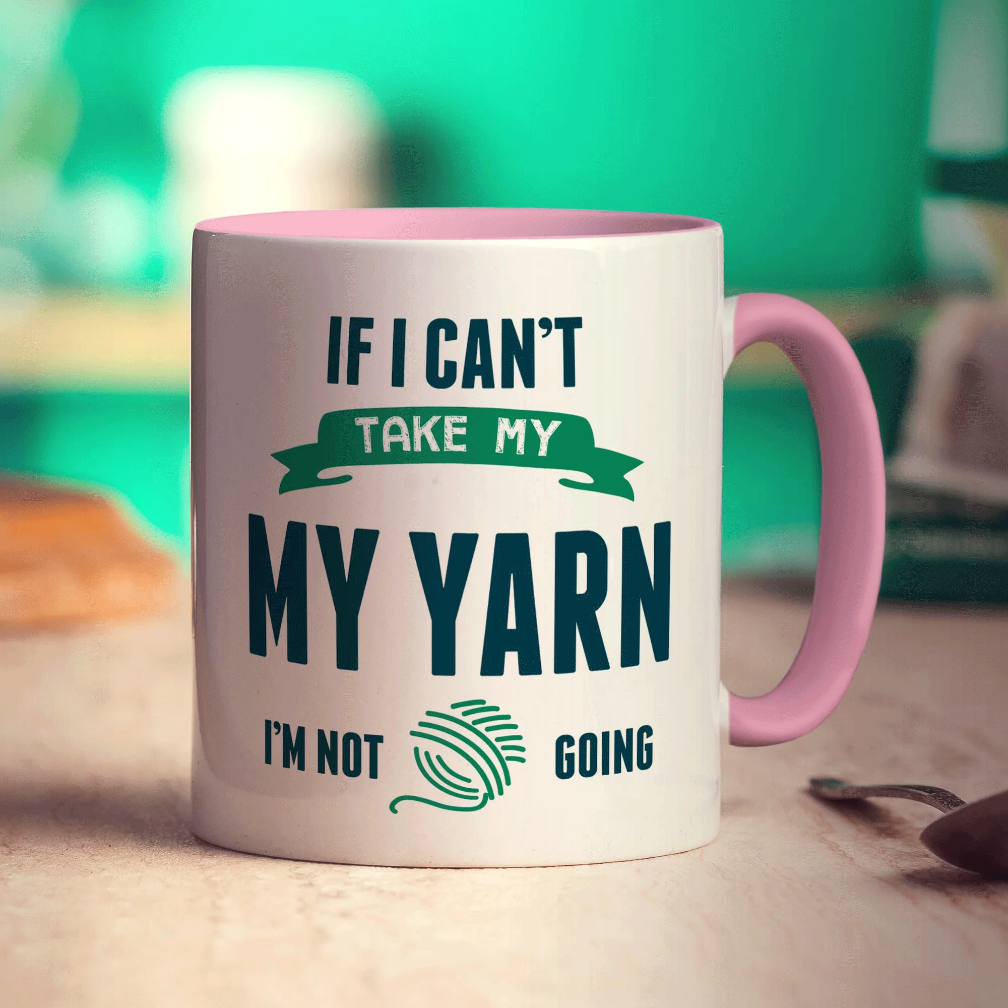 If I Can't Take My Yarn I'm Not Going Mug - Image 9