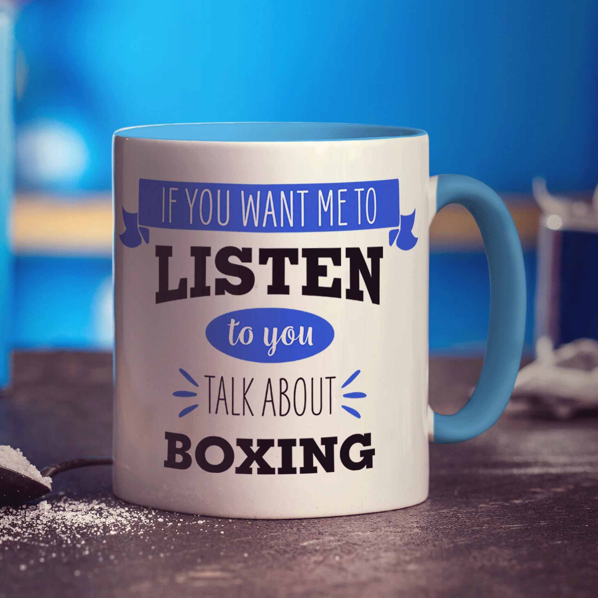 If You Want Me To Listen To You Talk About Boxing Mug - Image 6