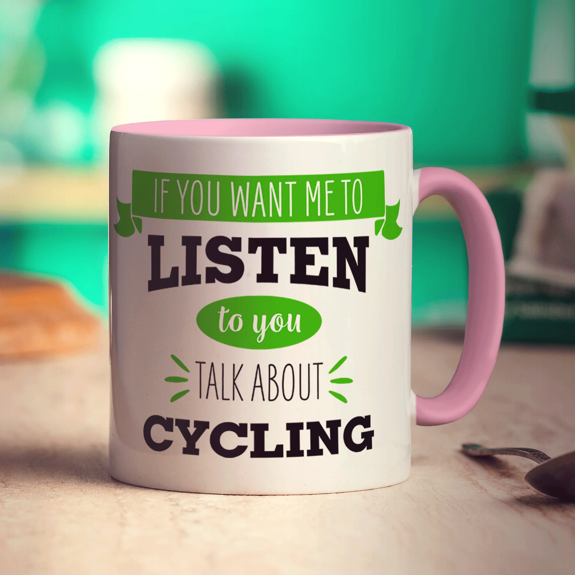 If You Want Me To Listen To You Talk About Cycling Mug - Image 7