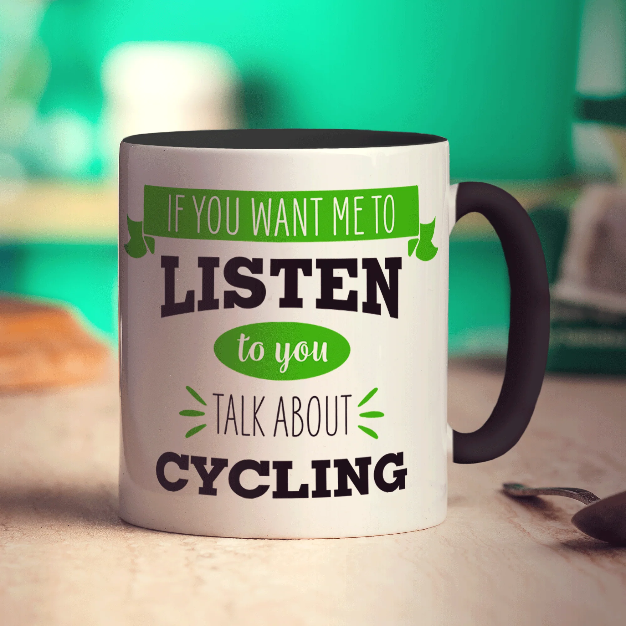 If You Want Me To Listen To You Talk About Cycling Mug - Image 8