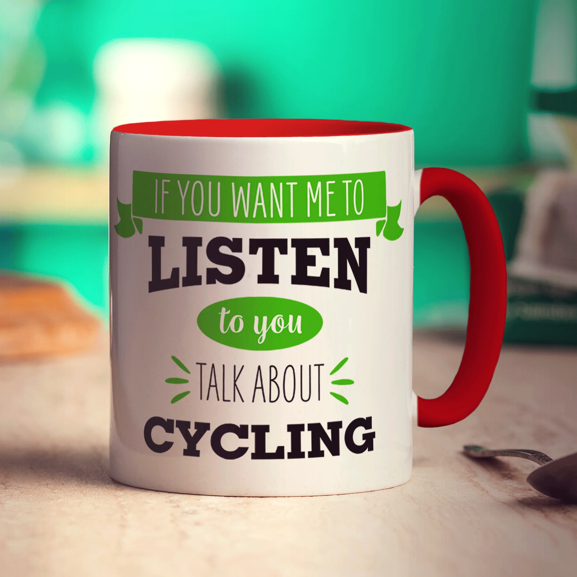 If You Want Me To Listen To You Talk About Cycling Mug - Image 9